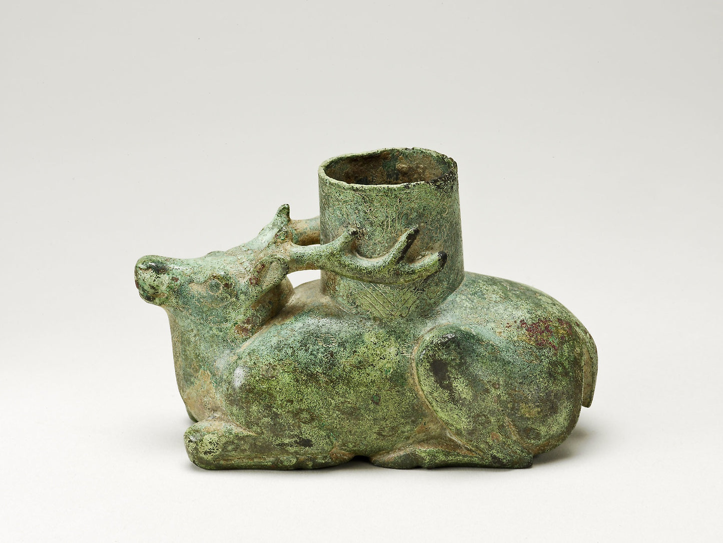 Recumbent Stag - China, Poster Print Wall Art