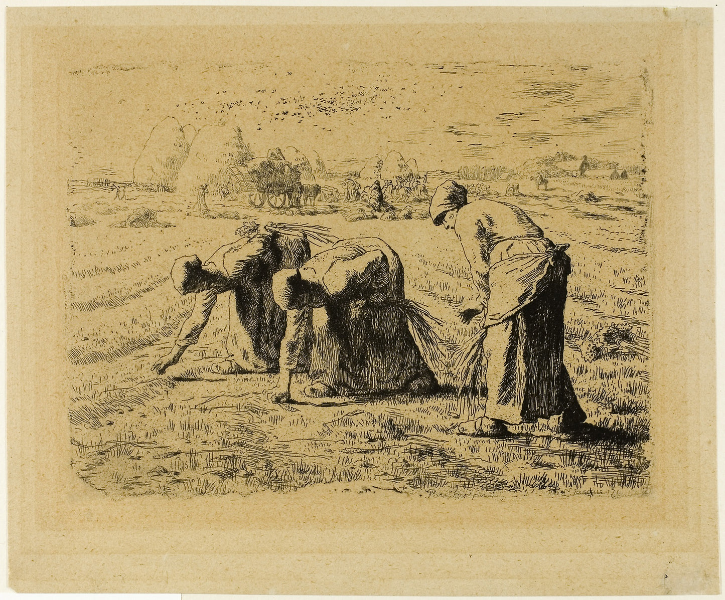 The Gleaners - Jean François Millet (French, 1814-1875), Poster Print Wall Art