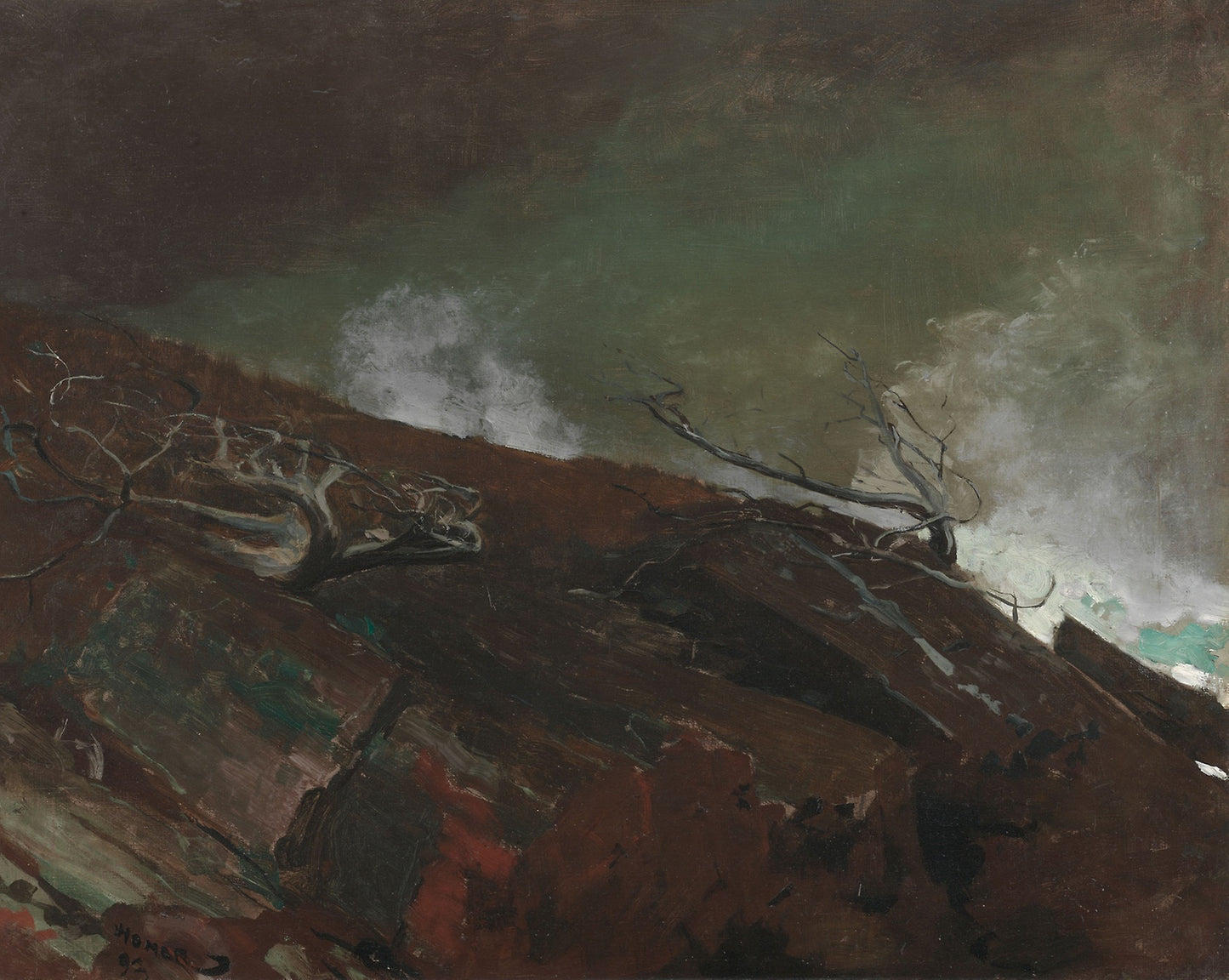 Coast of Maine - Winslow Homer, Poster Print Wall Art