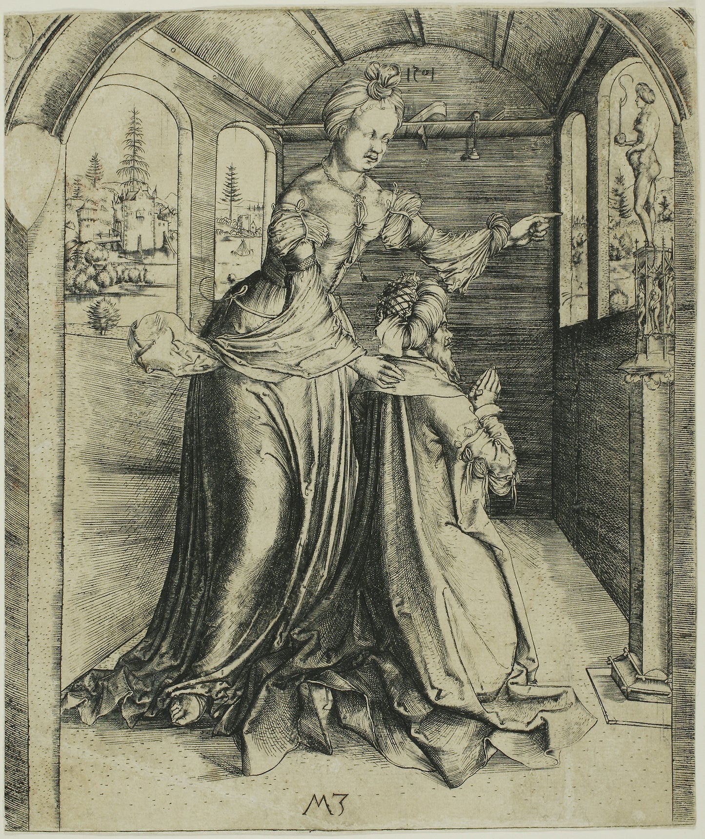 Solomon's Idolatry - Master M.Z., Poster Print Wall Art