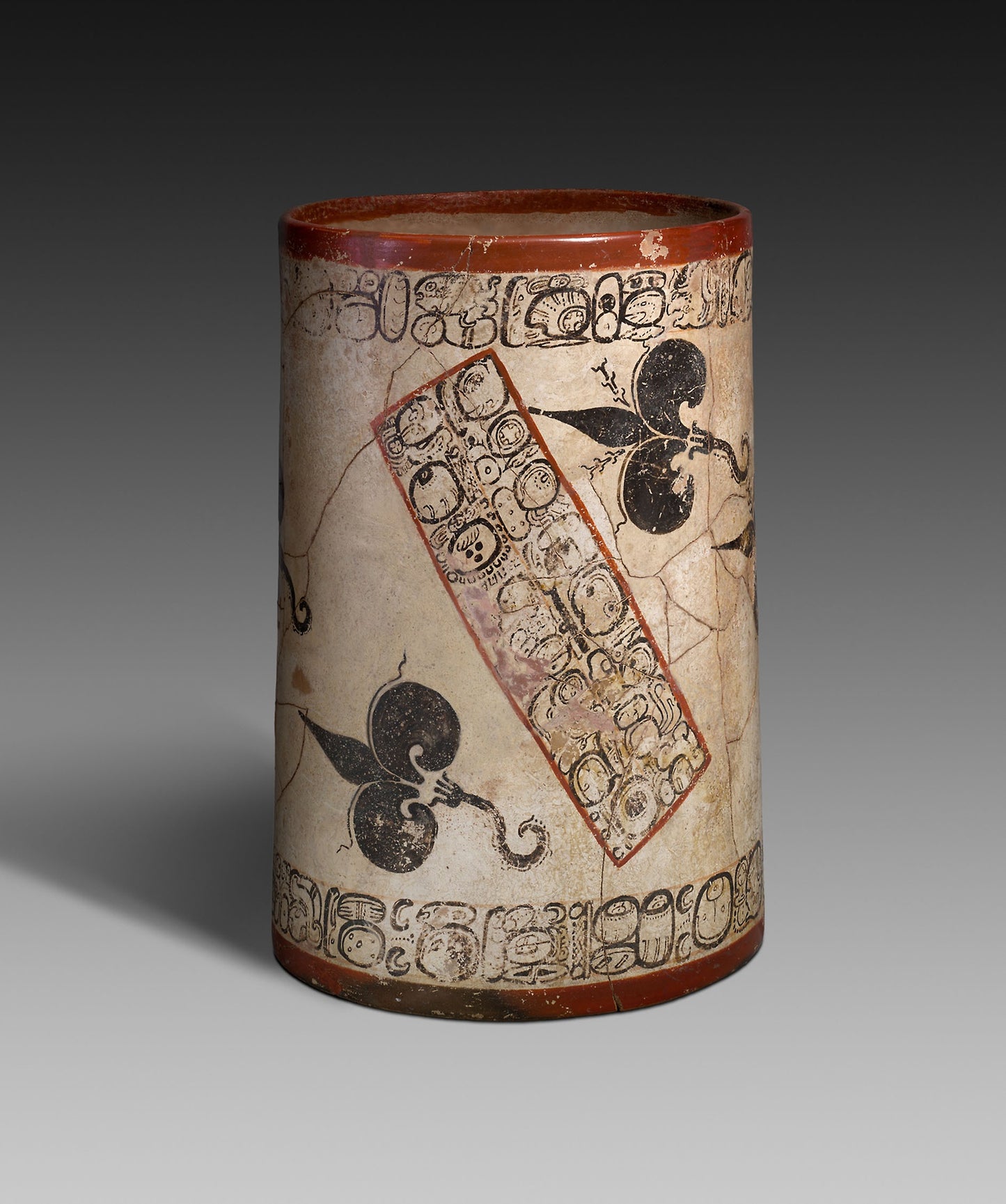 Water-Lily Vessel - Ah Maxam (active mid-/late eighth century), Poster Print Wall Art