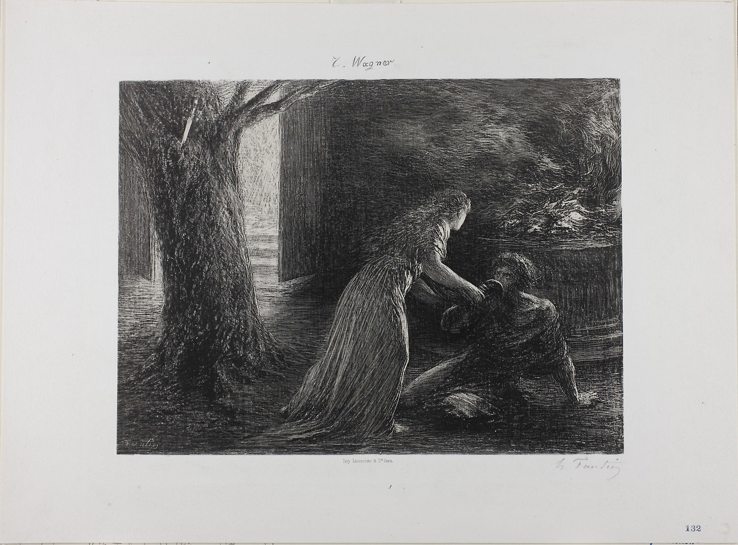 Debut of the Valkyrie - Henri Fantin-Latour, Poster Print Wall Art