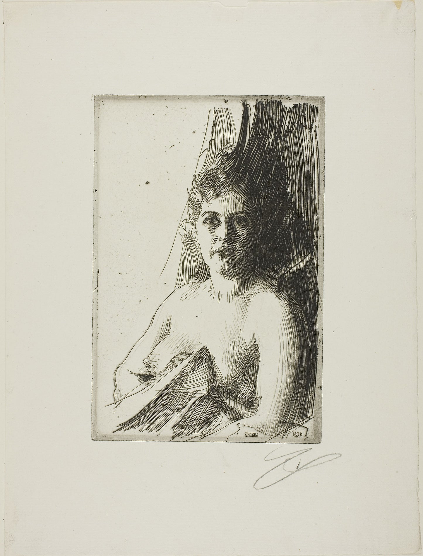 Nude Study III - Anders Zorn, Poster Print Wall Art