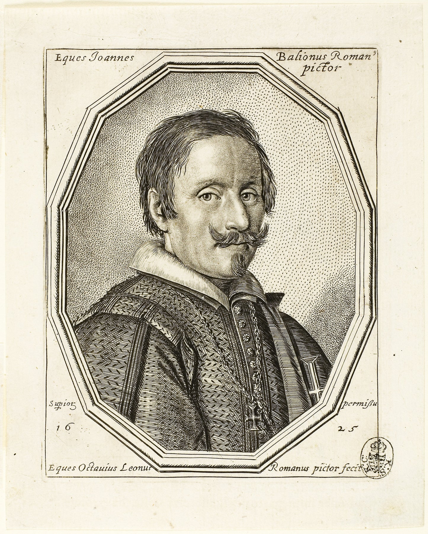 Giovanni Baglione - Ottavio Mario Leoni, Poster Print Wall Art