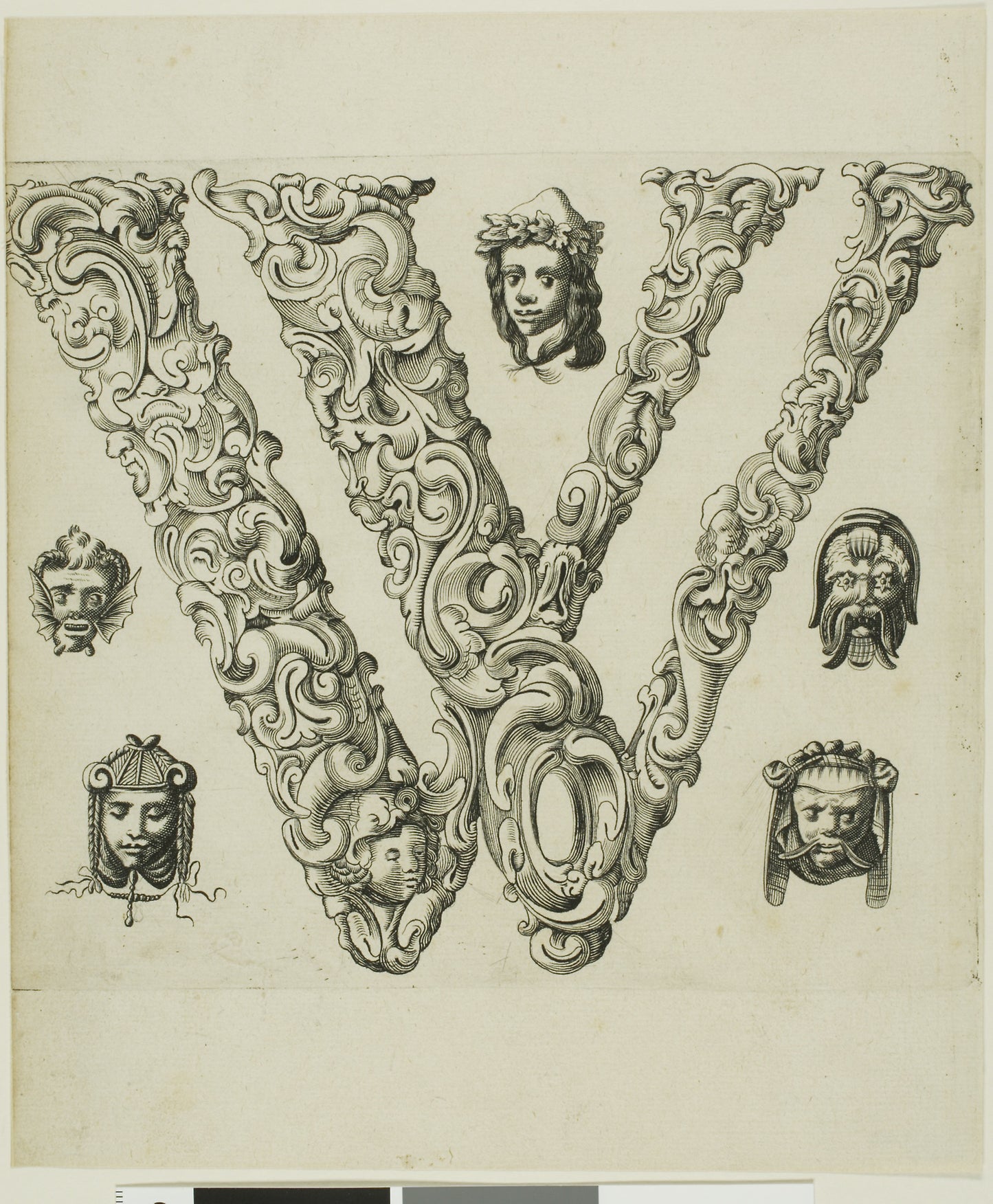 Letter W - Peter Aubry, Poster Print Wall Art