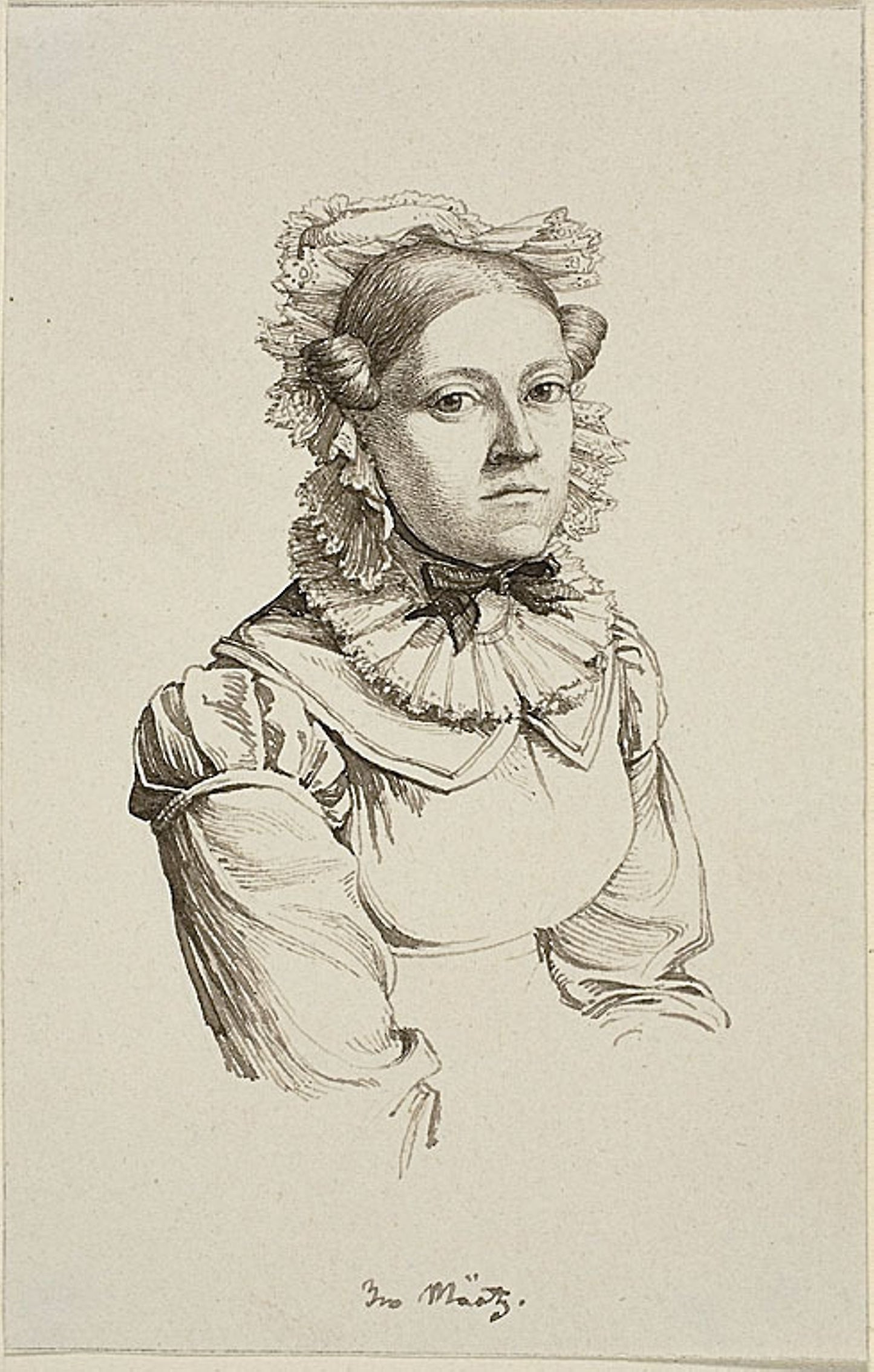 Bust of Eva Maatz - Gerhardt Wilhelm von Reutern, Poster Print Wall Art
