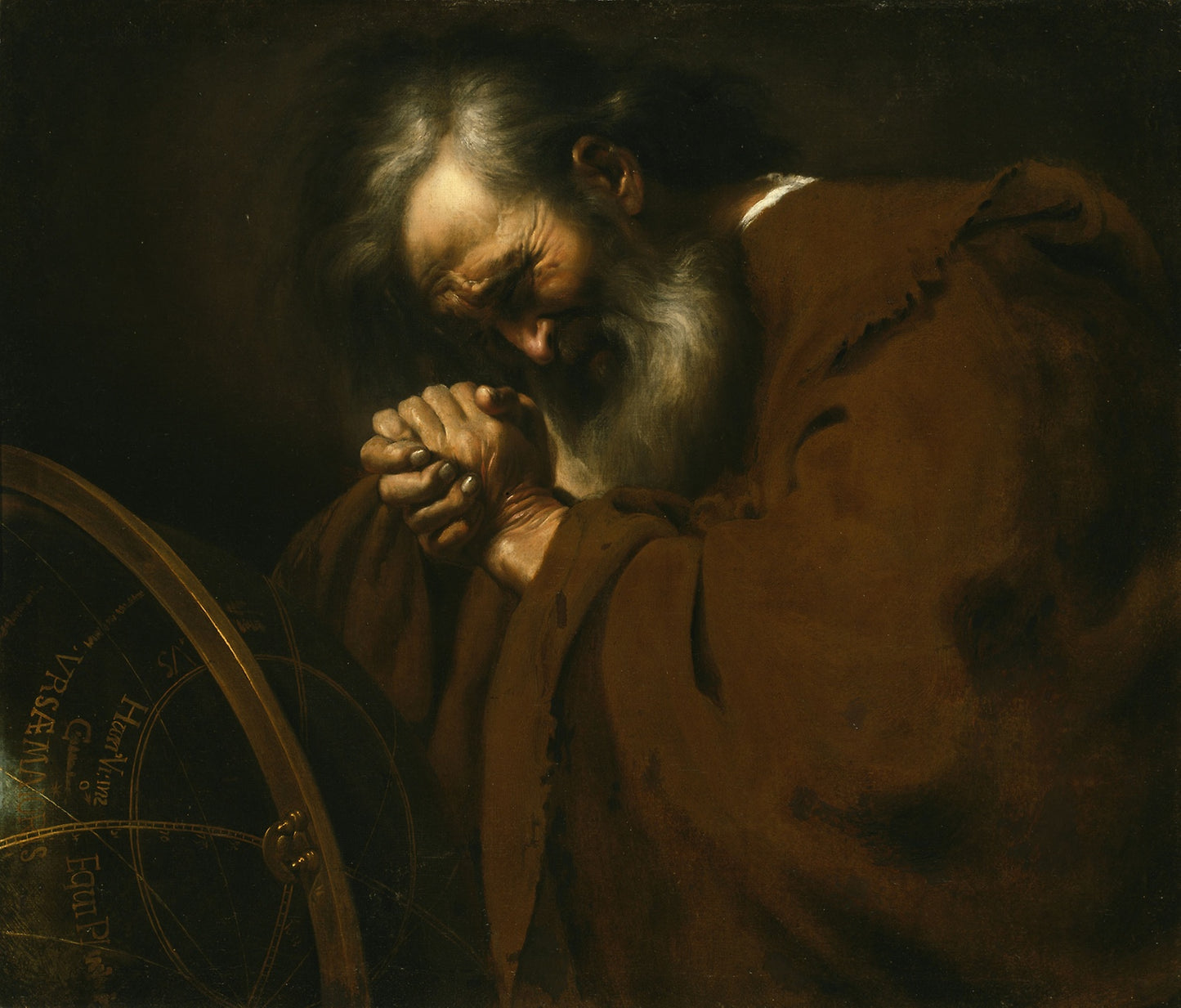 Heraclitus, the Weeping Philosopher - Spanish, Poster Print Wall Art