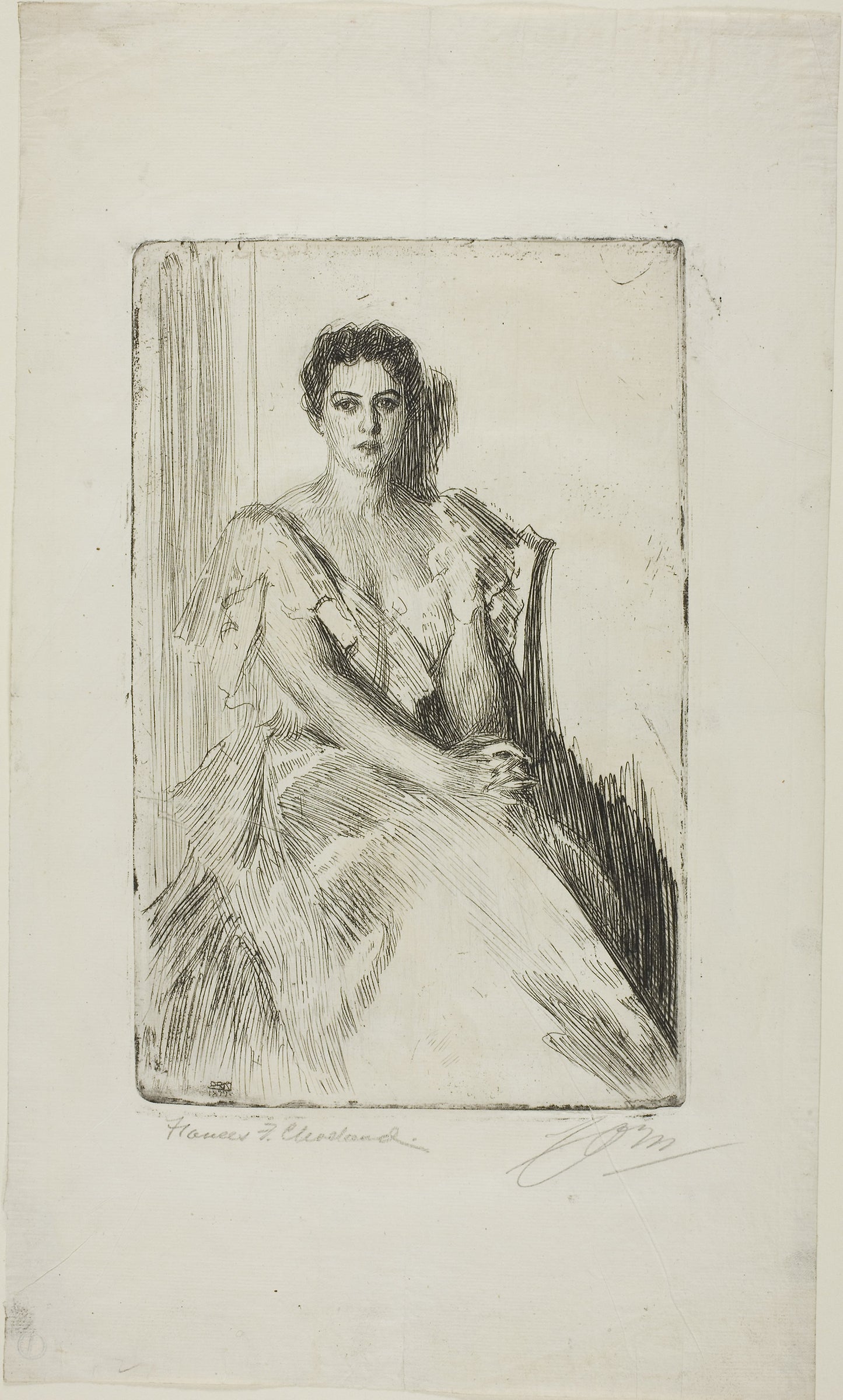 Mrs. Cleveland II - Anders Zorn, Poster Print Wall Art