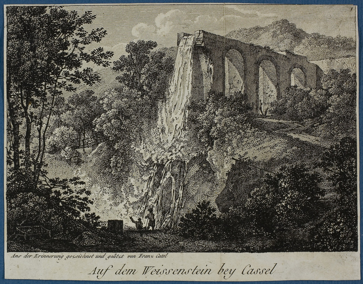 View of the Weissenstein Near Cassel - Franz Ludwig Catel, Poster Print Wall Art