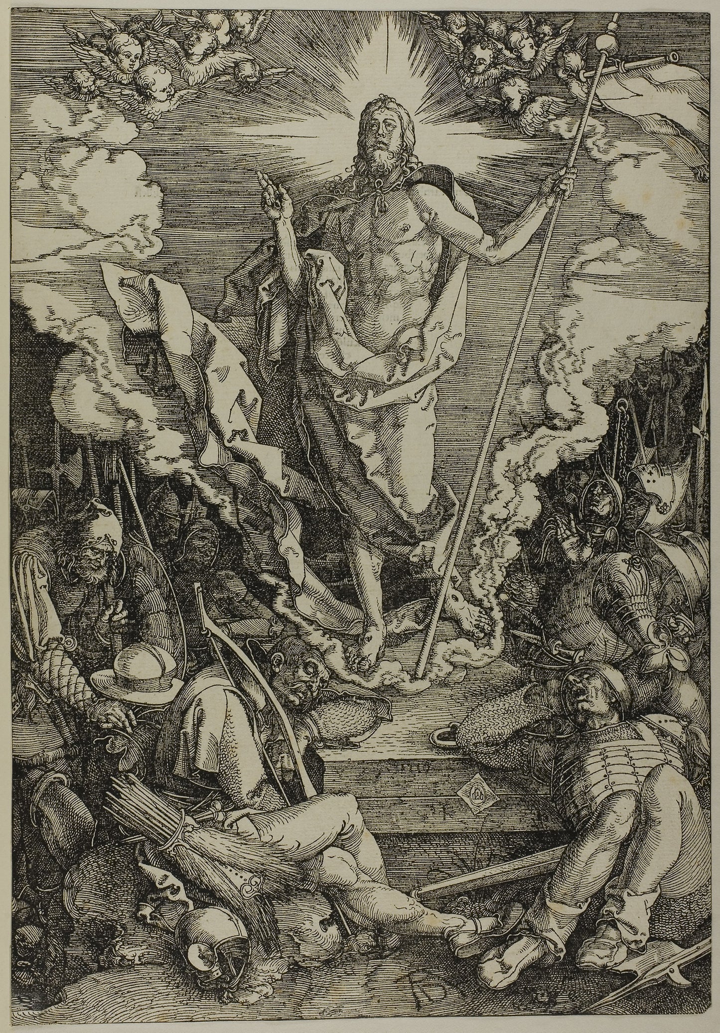 The Resurrection, from The Large Passion - Albrecht Dürer, Poster Print Wall Art