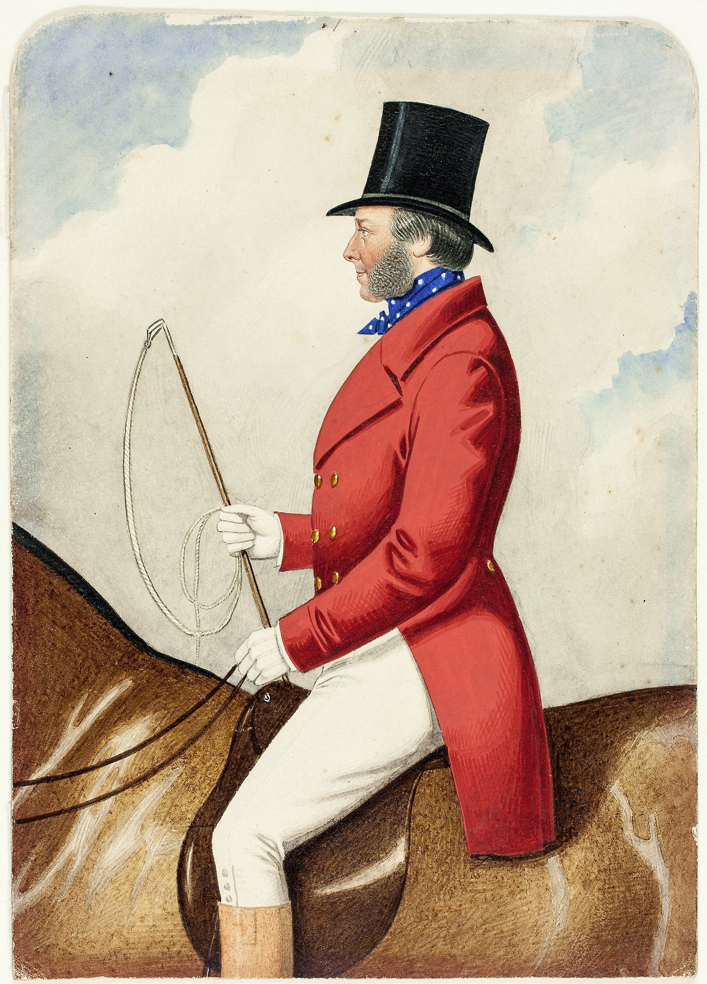 Equestrian Portrait of Lord Simpson - Joshua Dighton, Poster Print Wall Art