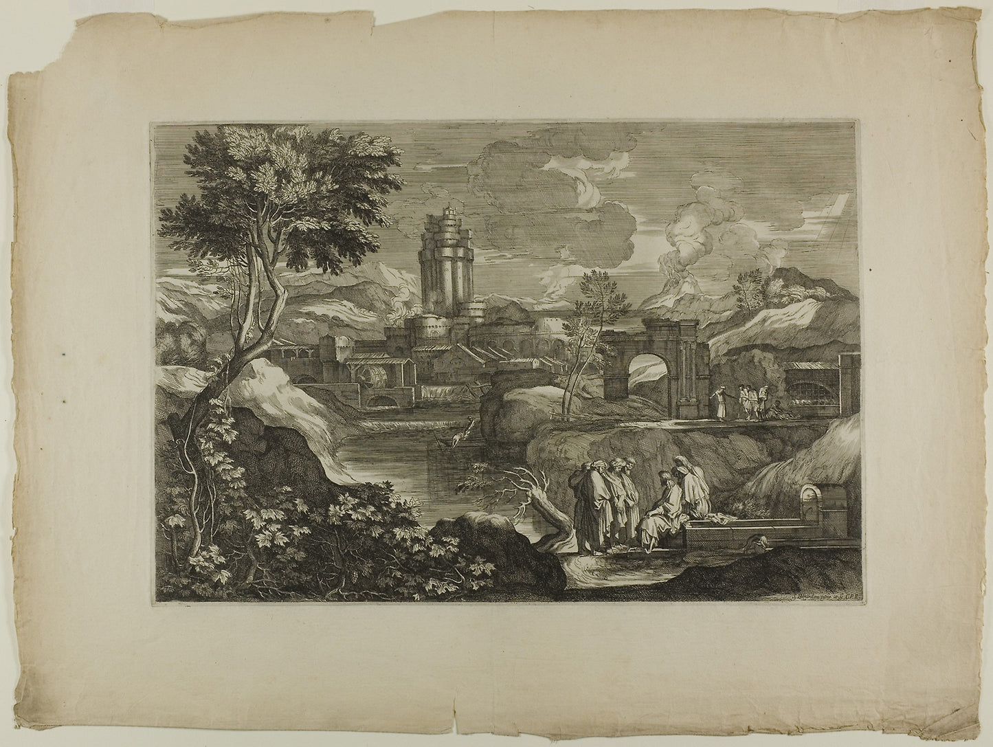 Joseph in Egypt - Sébastien Bourdon, Poster Print Wall Art
