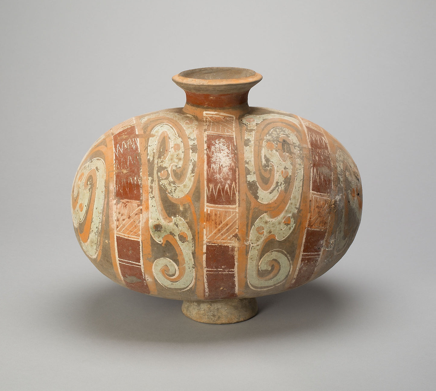 Cocoon-Shaped Flask (Jianxinghu) - China, probably Shaanxi or Hunan province, Poster Print Wall Art