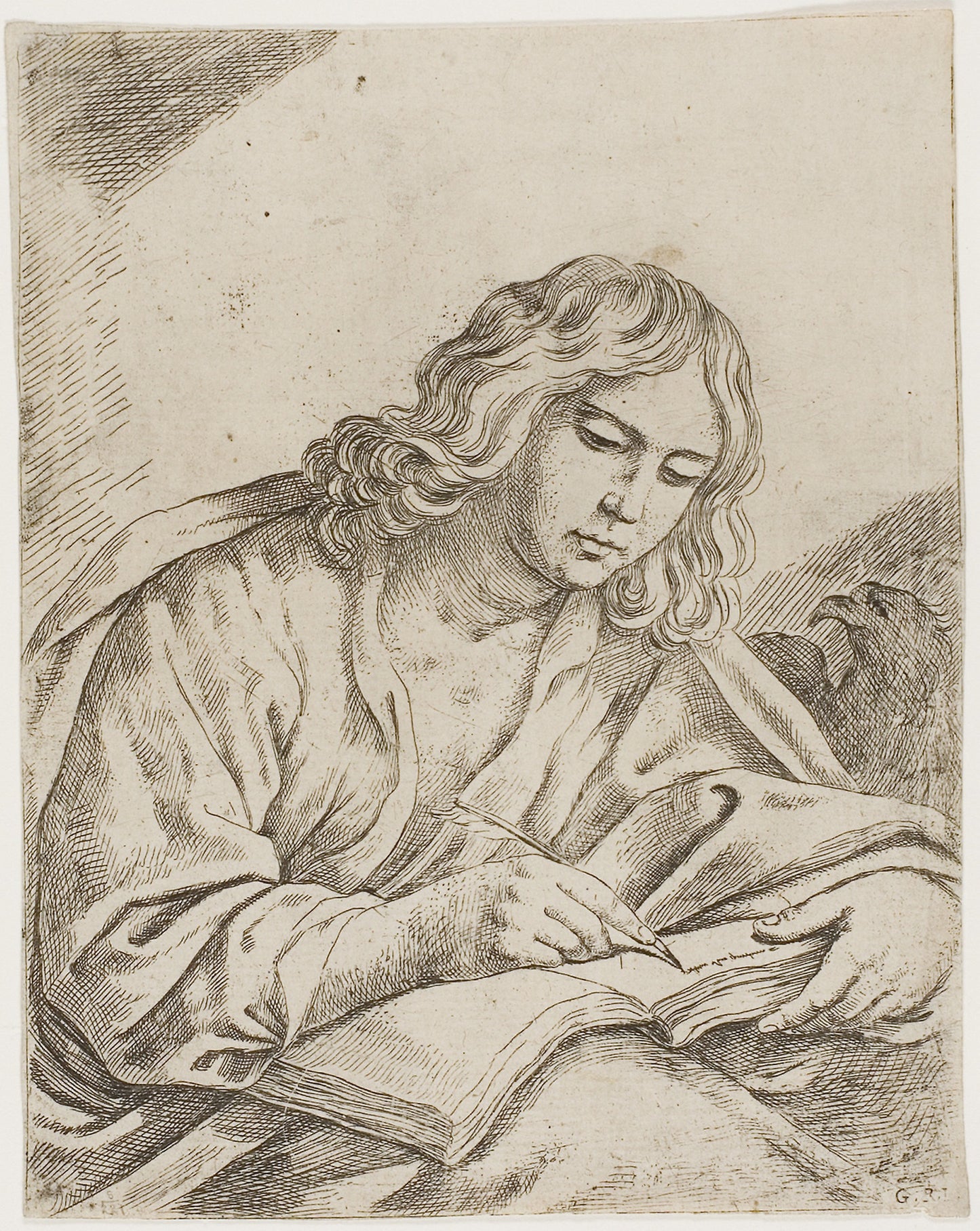 Saint John the Evangelist - Girolamo Scarselli, Poster Print Wall Art