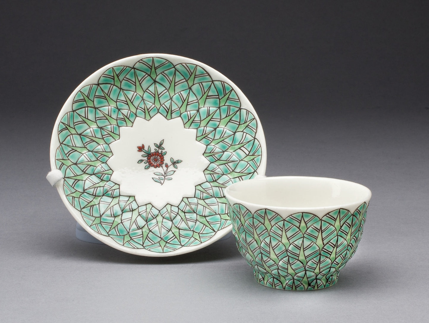 Teabowl and Saucer - Saint-Cloud Porcelain Manufactory, Poster Print Wall Art