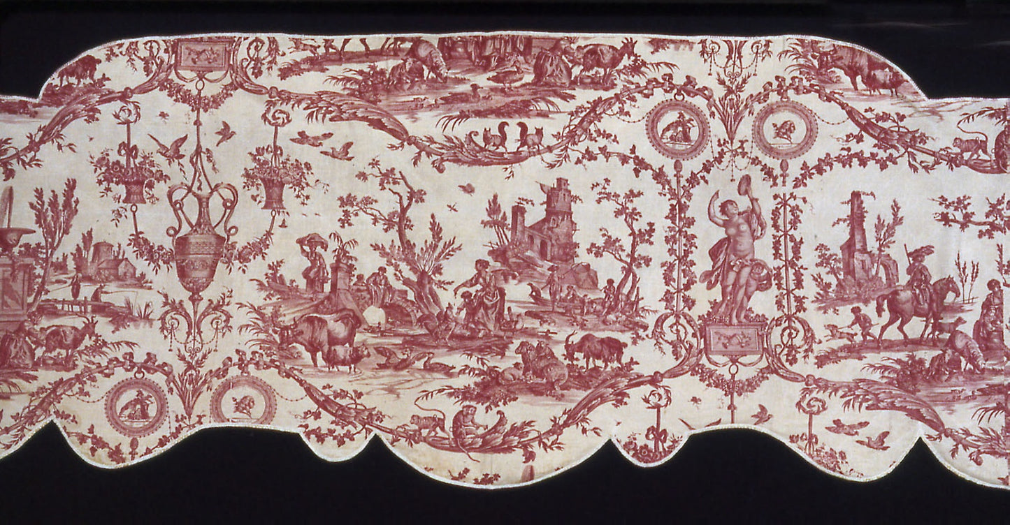 La Liberté Americaine (American Liberty) (Furnishing Fabric) - Designed - Jean Baptiste Huet (French, 1745–1811) after medallion designed - Augustin Dupré (French, 1748–1833), Poster Print Wall Art