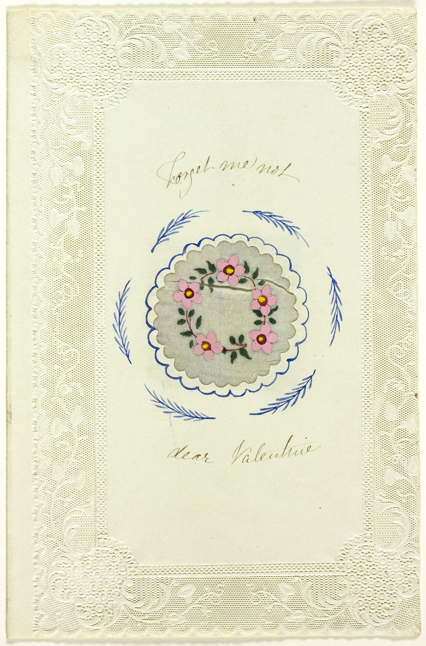 Forget Me Not Dear Valentine (valentine) - Unknown Artist, Poster Print Wall Art