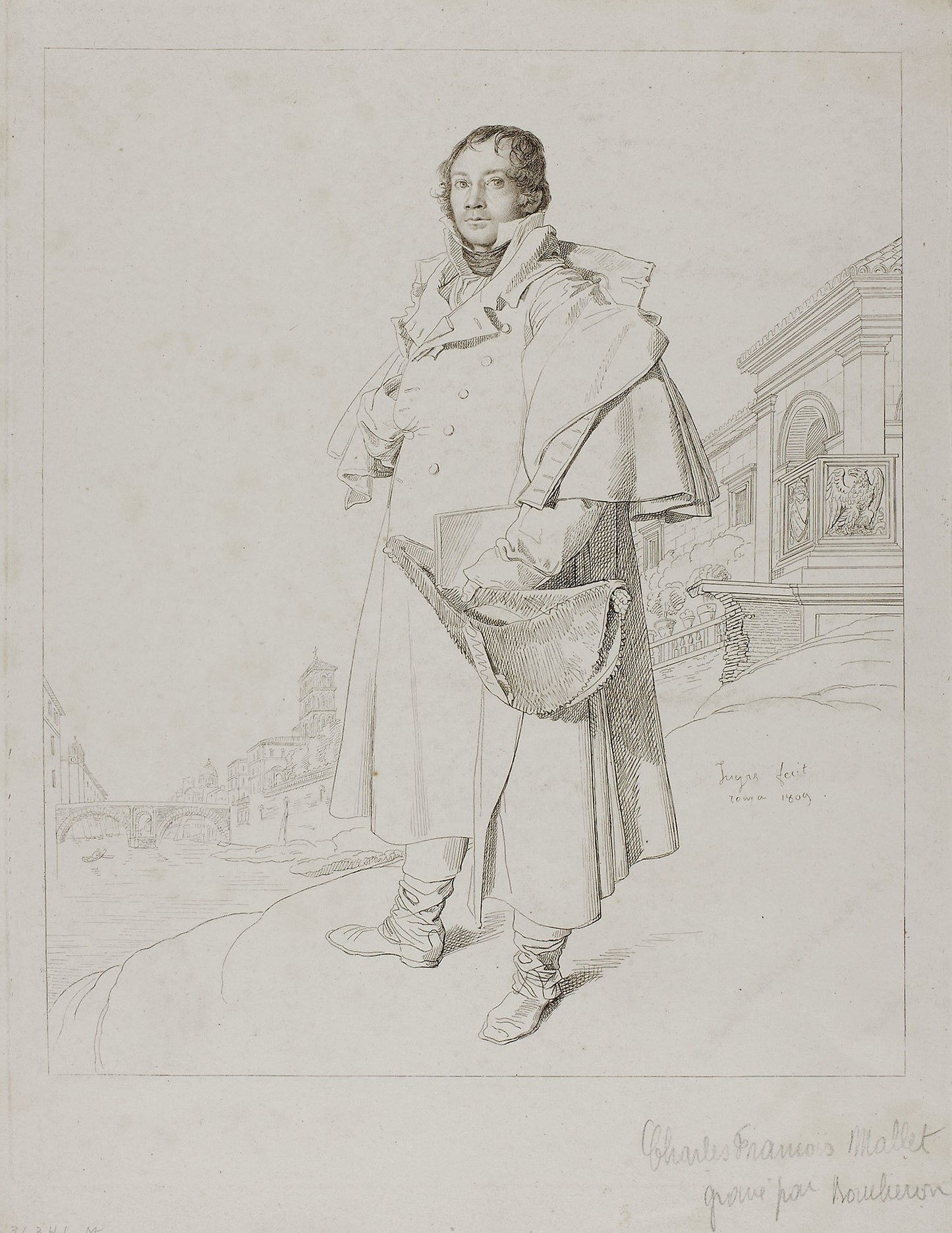 Charles Francois Mallet - Angelo Boucheron (French, 1779/80-after 1830), Poster Print Wall Art