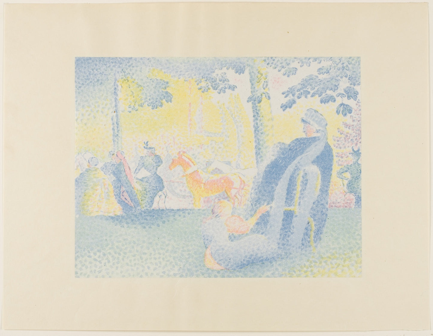 Les Champs Élysées - Henri Edmond Cross, Poster Print Wall Art