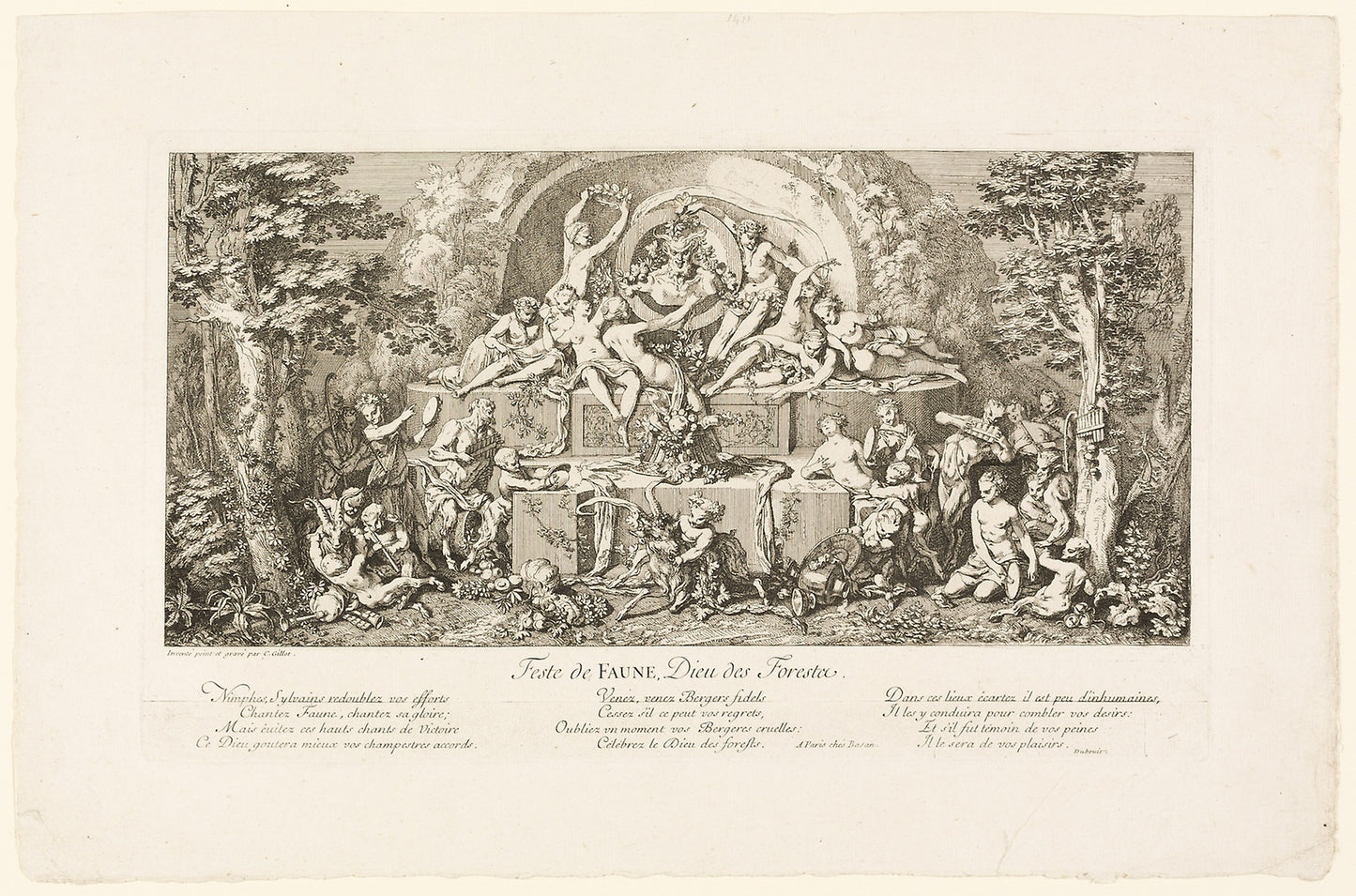 Feste de Faune - Claude Gillot, Poster Print Wall Art