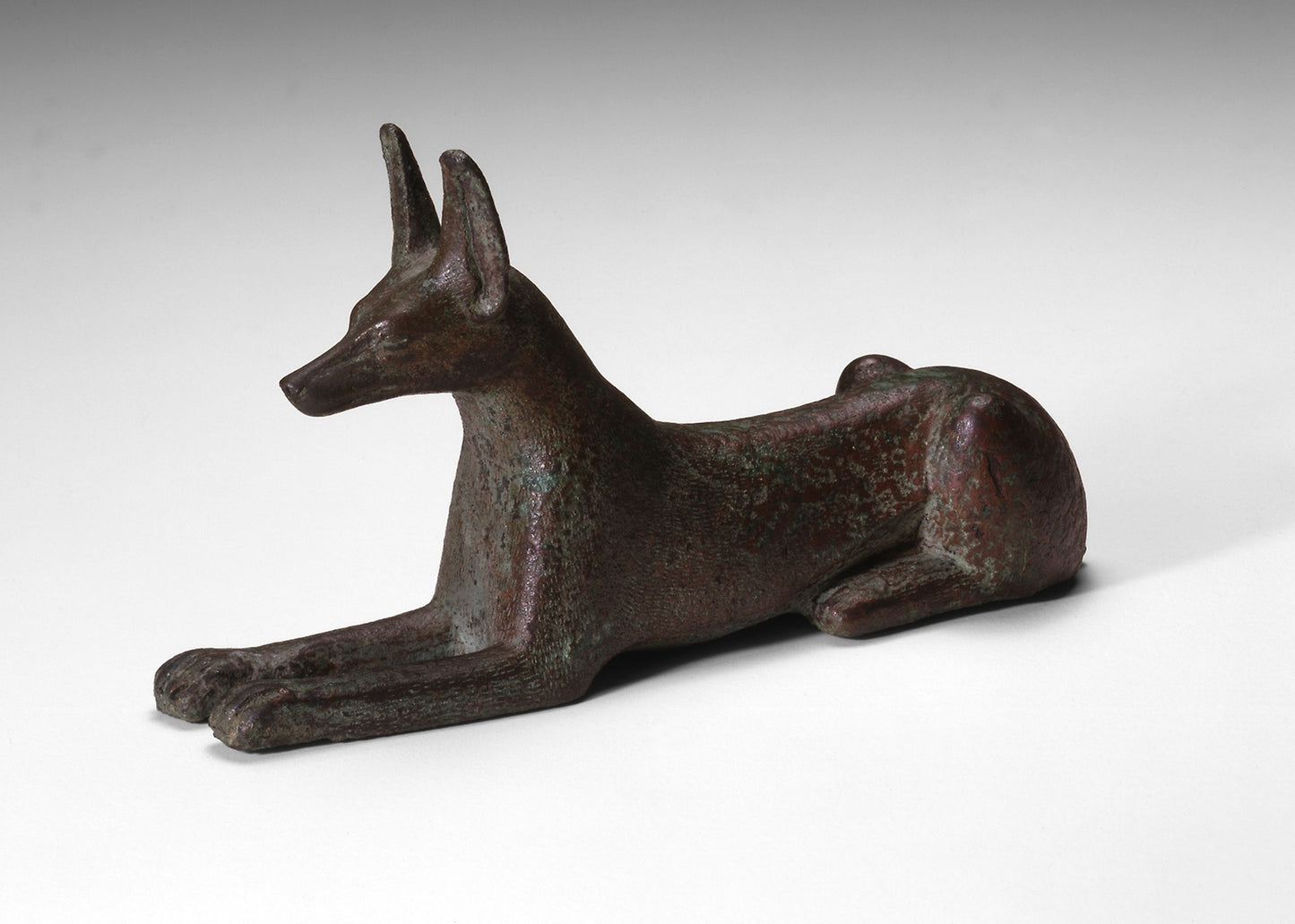 Statuette of a Jackal - Egyptian, Poster Print Wall Art