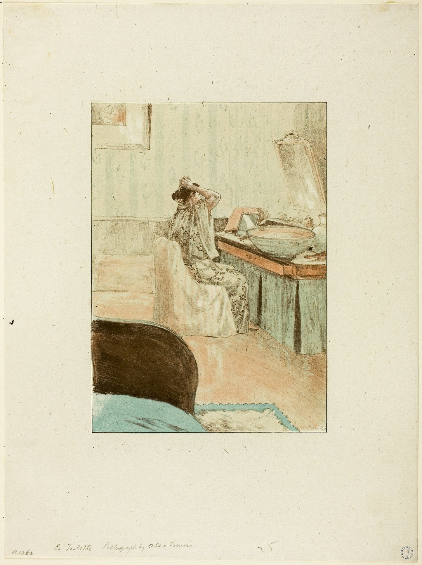 La Toilette - Alexandre Lunois, Poster Print Wall Art