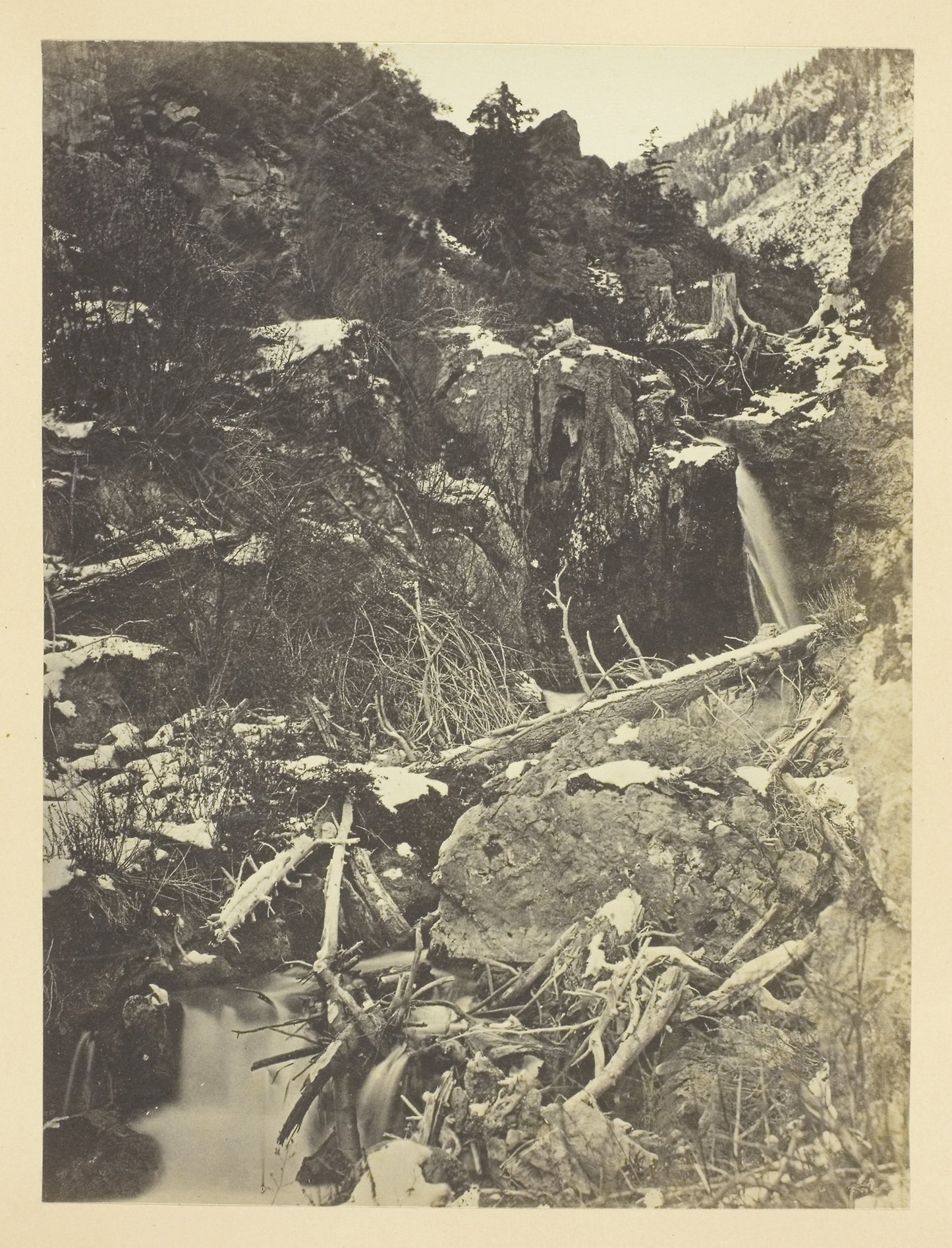 City Creek Canon, Wasatch Mountains, Salt Lake Valley: Andrew J. Russell ,16x12"(A3) Poster