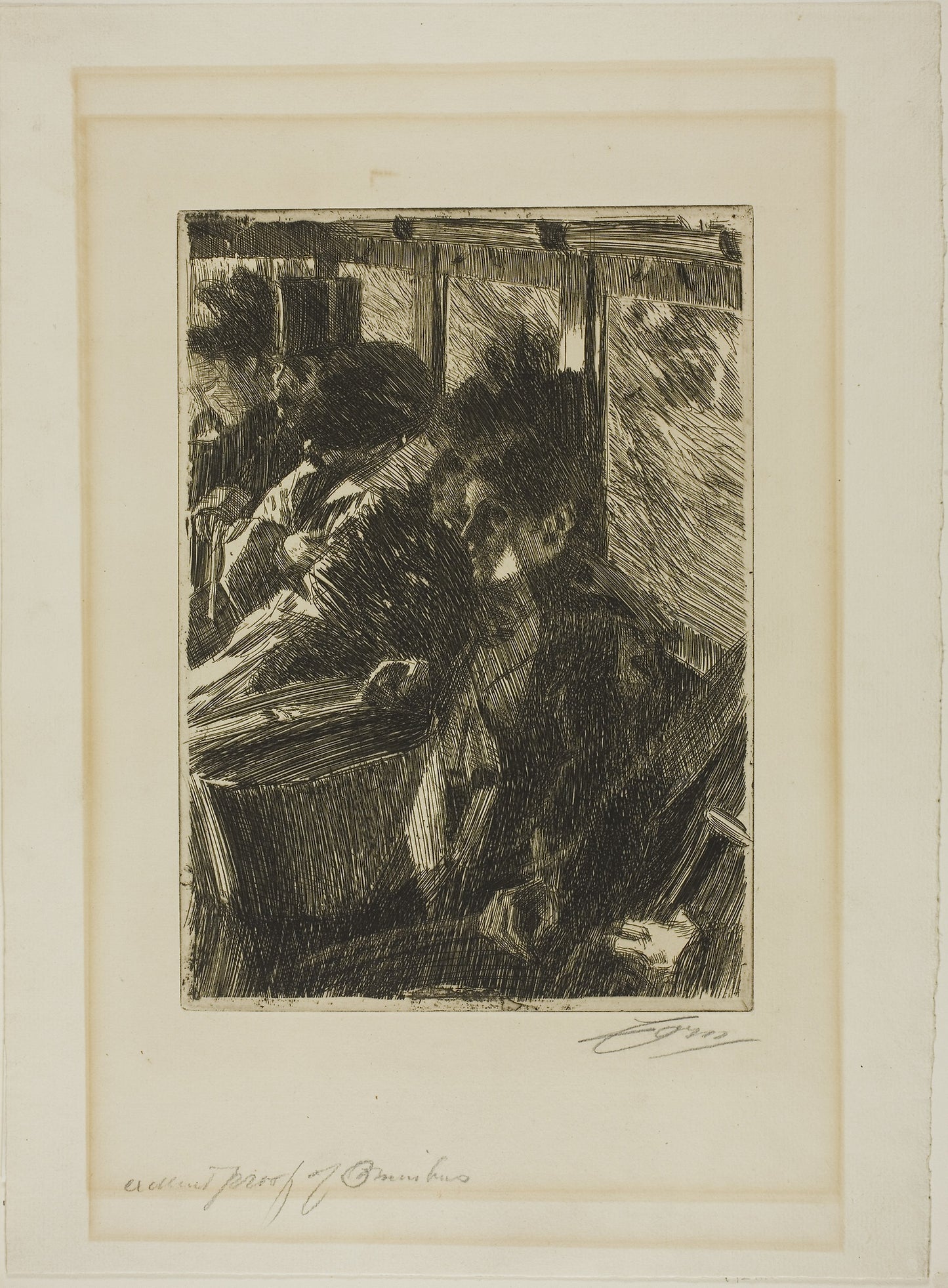 Omnibus - Anders Zorn, Poster Print Wall Art