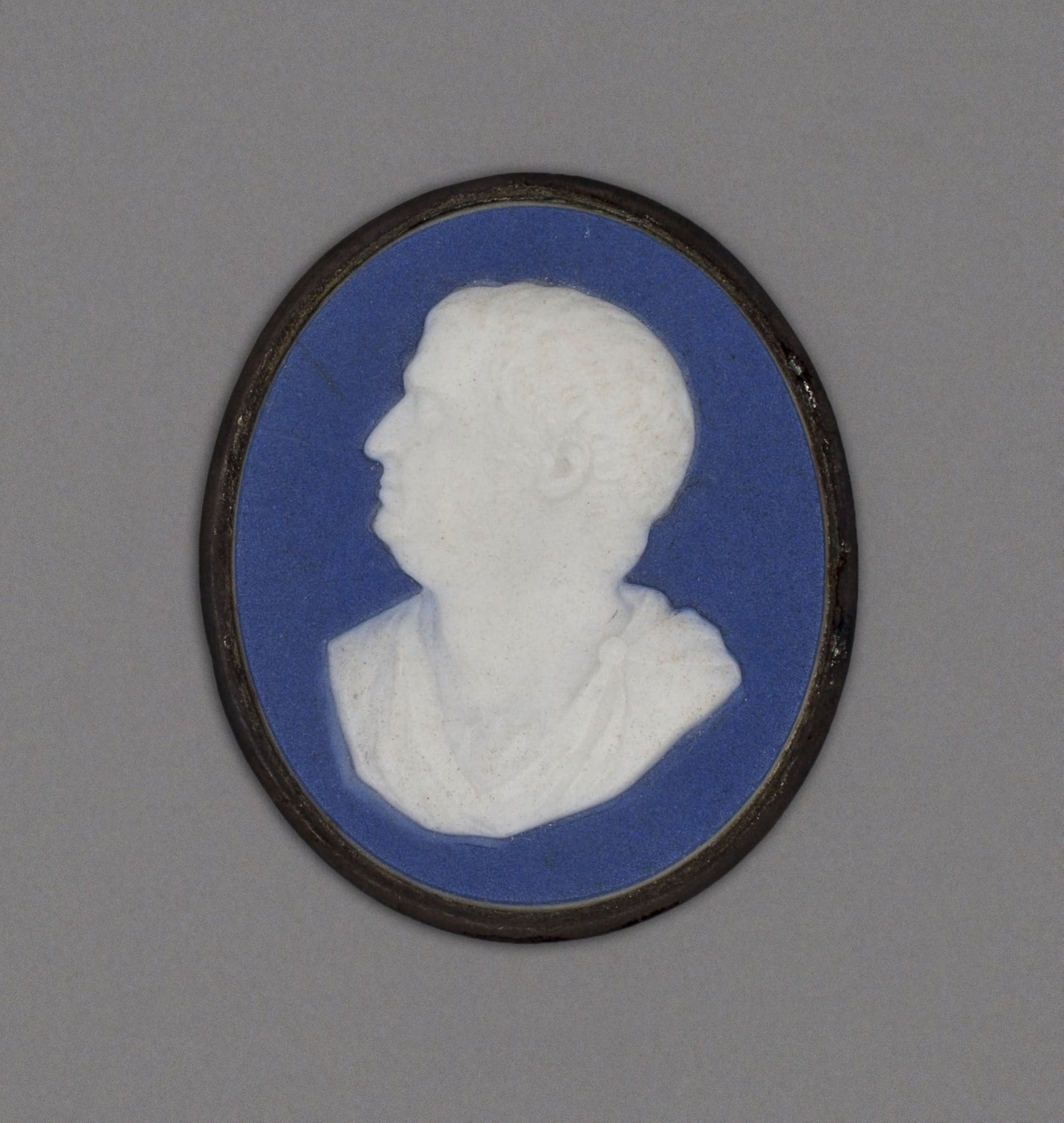 Medallion with Roman Emperor - Wedgwood Manufactory, Poster Print Wall Art