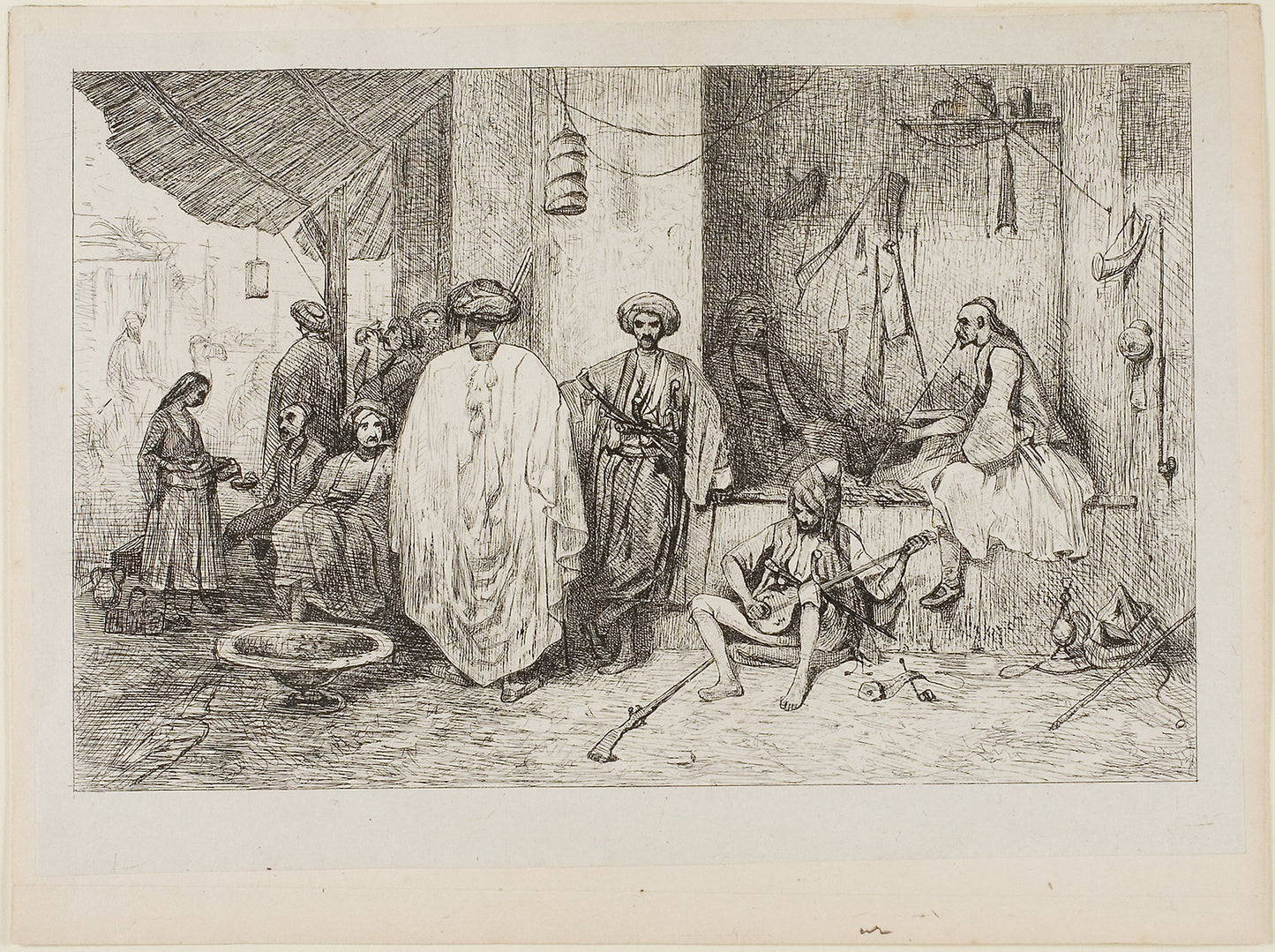 Turkish Guard House - Alexandre Gabriel Decamps, Poster Print Wall Art