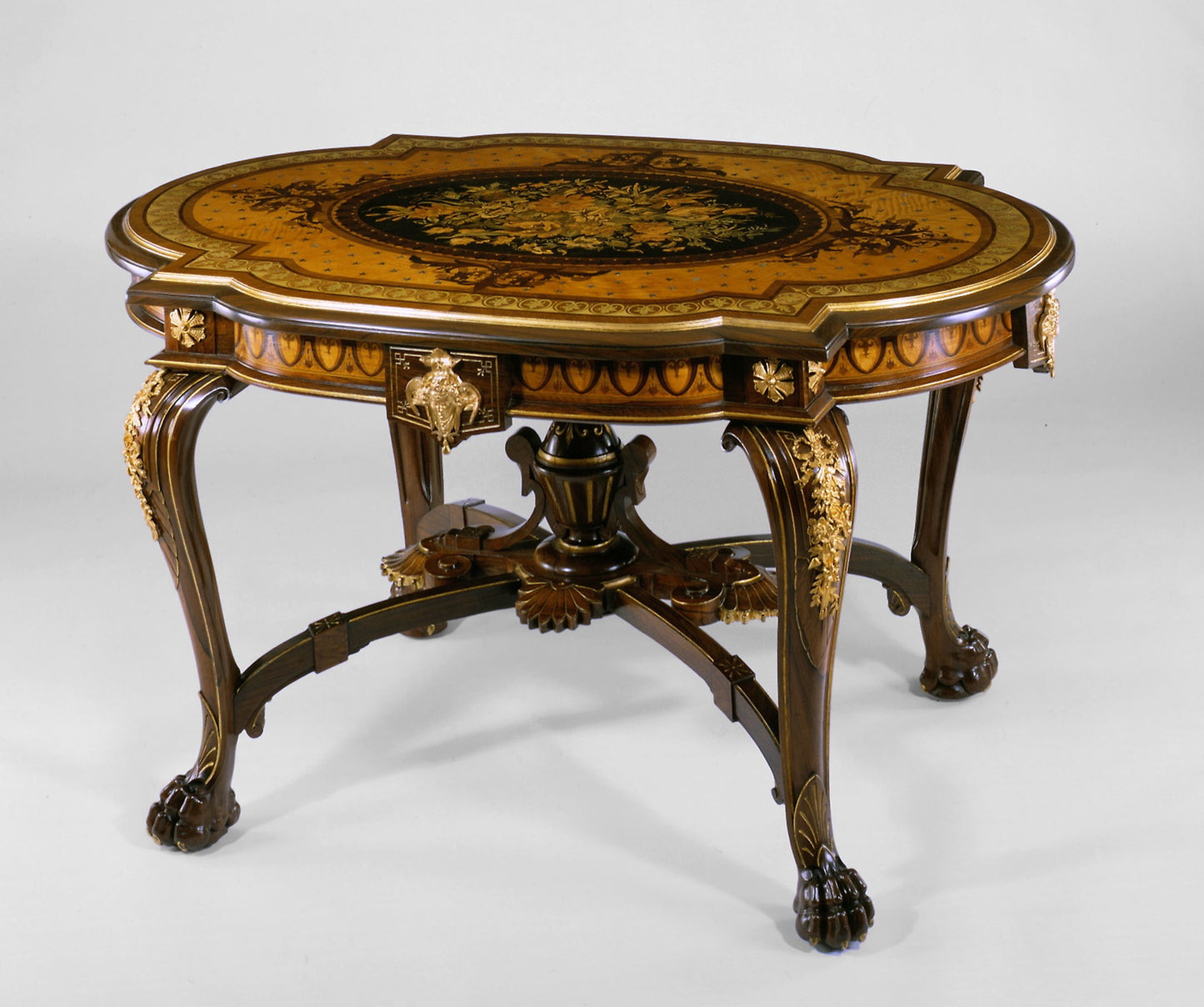 Center Table - Marquetry top - Joseph Cremer , Poster Print Wall Art