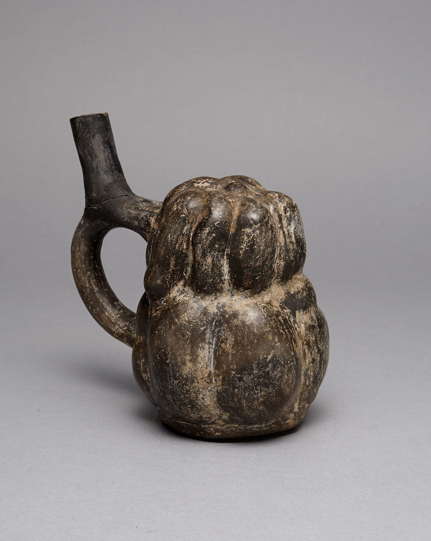 Spout Vessel in the Form of a Gourd - Moche, Poster Print Wall Art