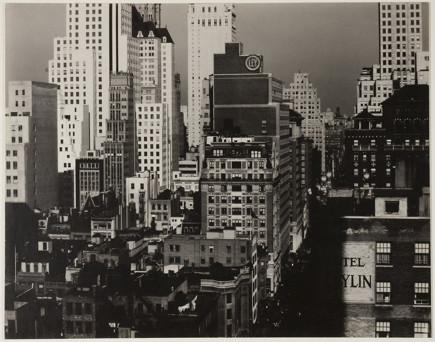 From My Window at An American Place, North - Alfred Stieglitz, Poster Print Wall Art