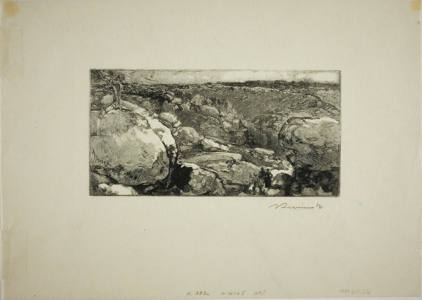 Le Cirque du Long-Rocher - Louis Auguste Lepère (French, 1849-1918), Poster Print Wall Art