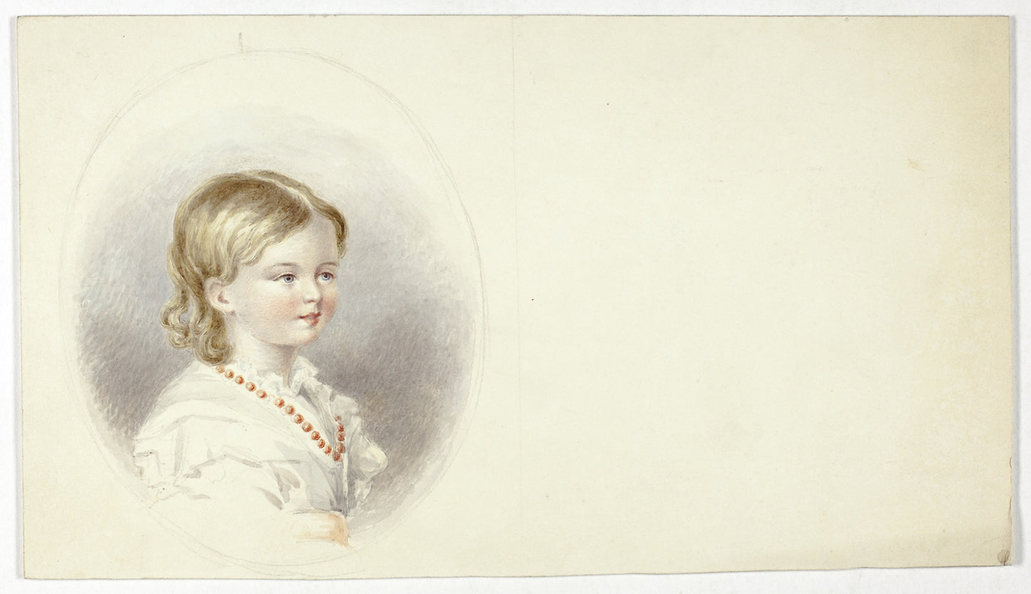 Bust Portrait of Child - Elizabeth Murray, Poster Print Wall Art