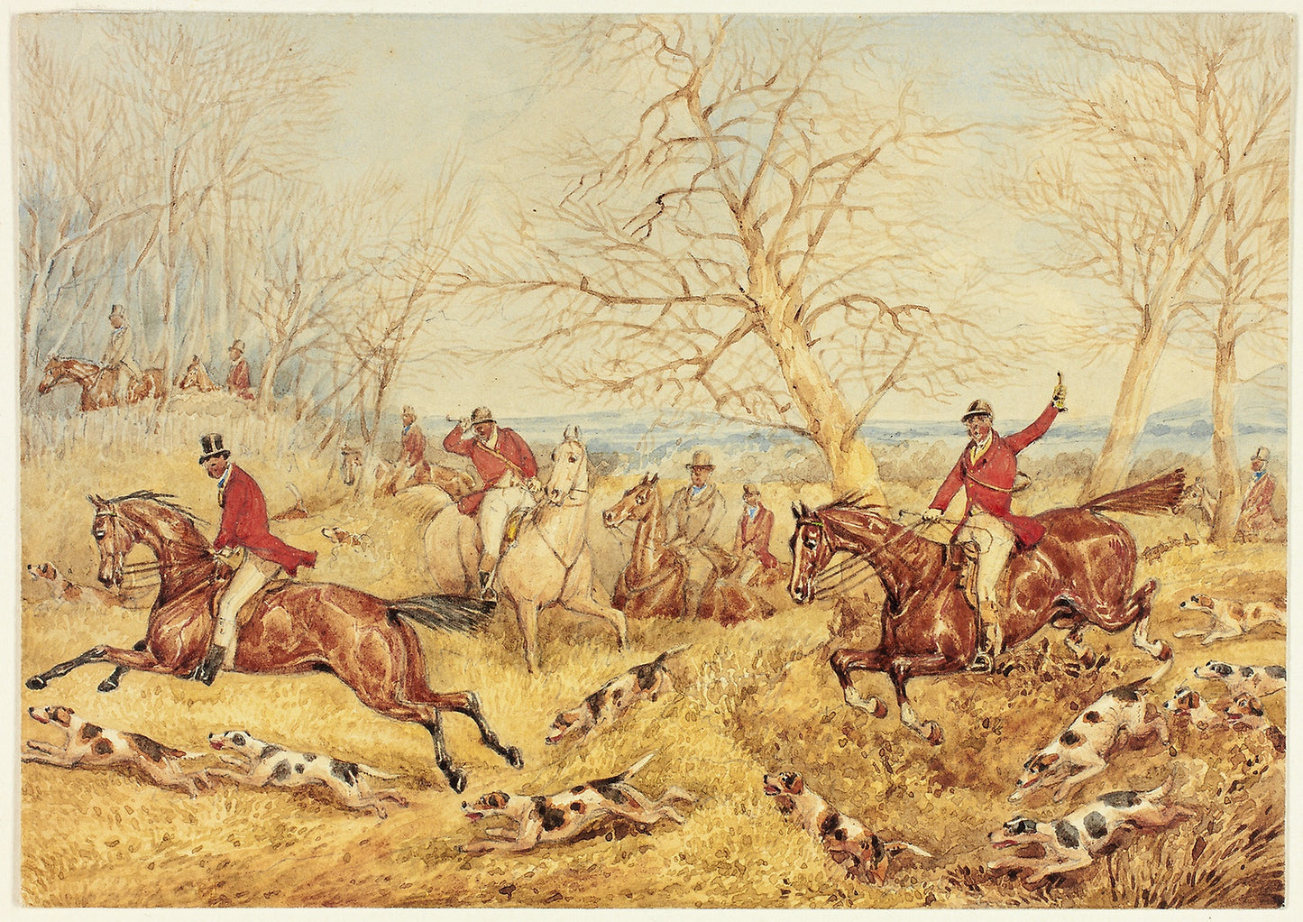 Fox Hunt - Henry Alken, Poster Print Wall Art