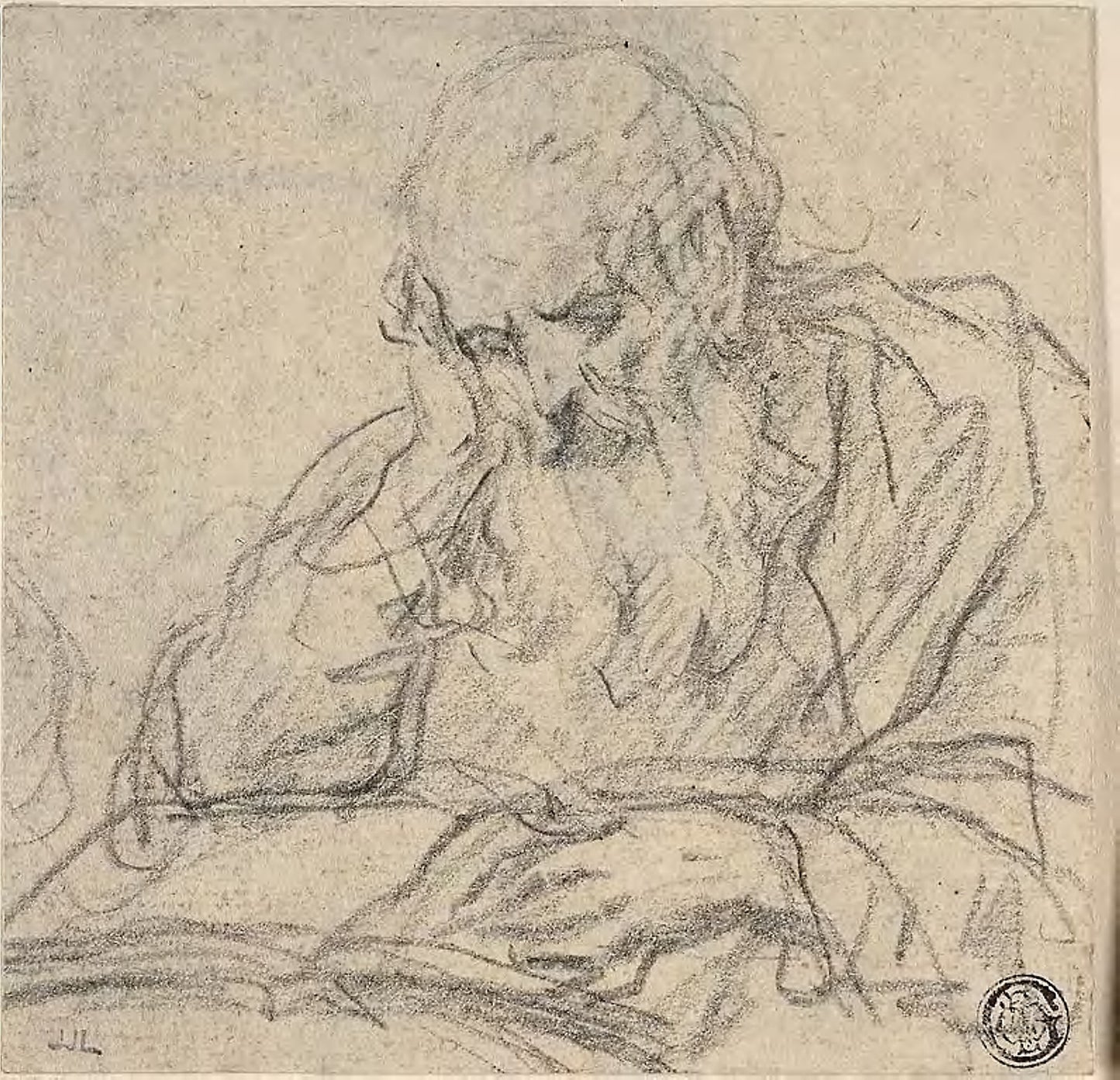 Saint Reading - Attributed to Baldassare Franceschini, called Volterrano, Poster Print Wall Art