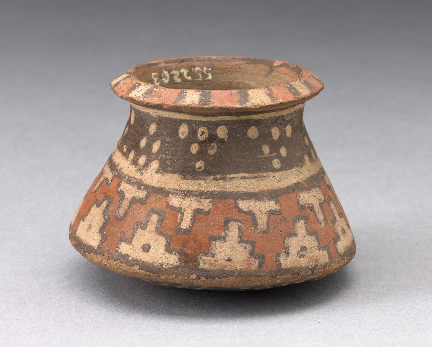 Miniature Jar with Textile-Like Pattern - Inca, Poster Print Wall Art