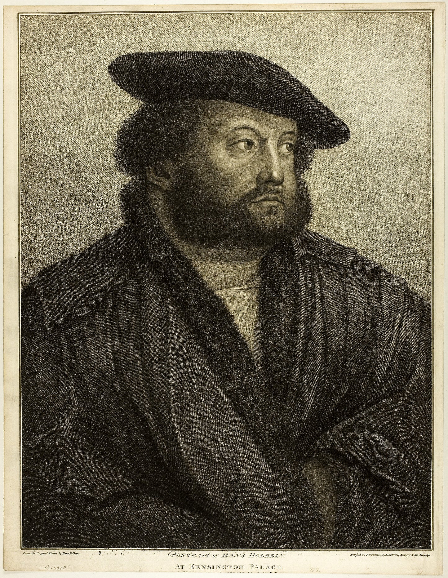 Hans Holbein - Francesco Bartolozzi (Italian, 1727-1815), Poster Print Wall Art