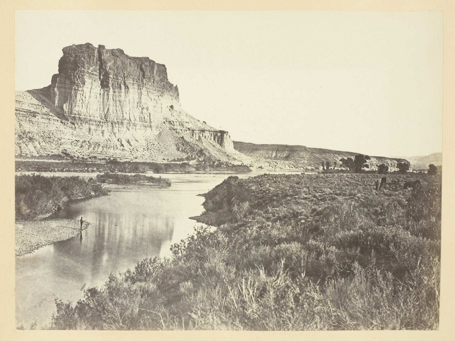 Castle Rock, Green River Valley: Andrew J. Russell ,16x12"(A3) Poster