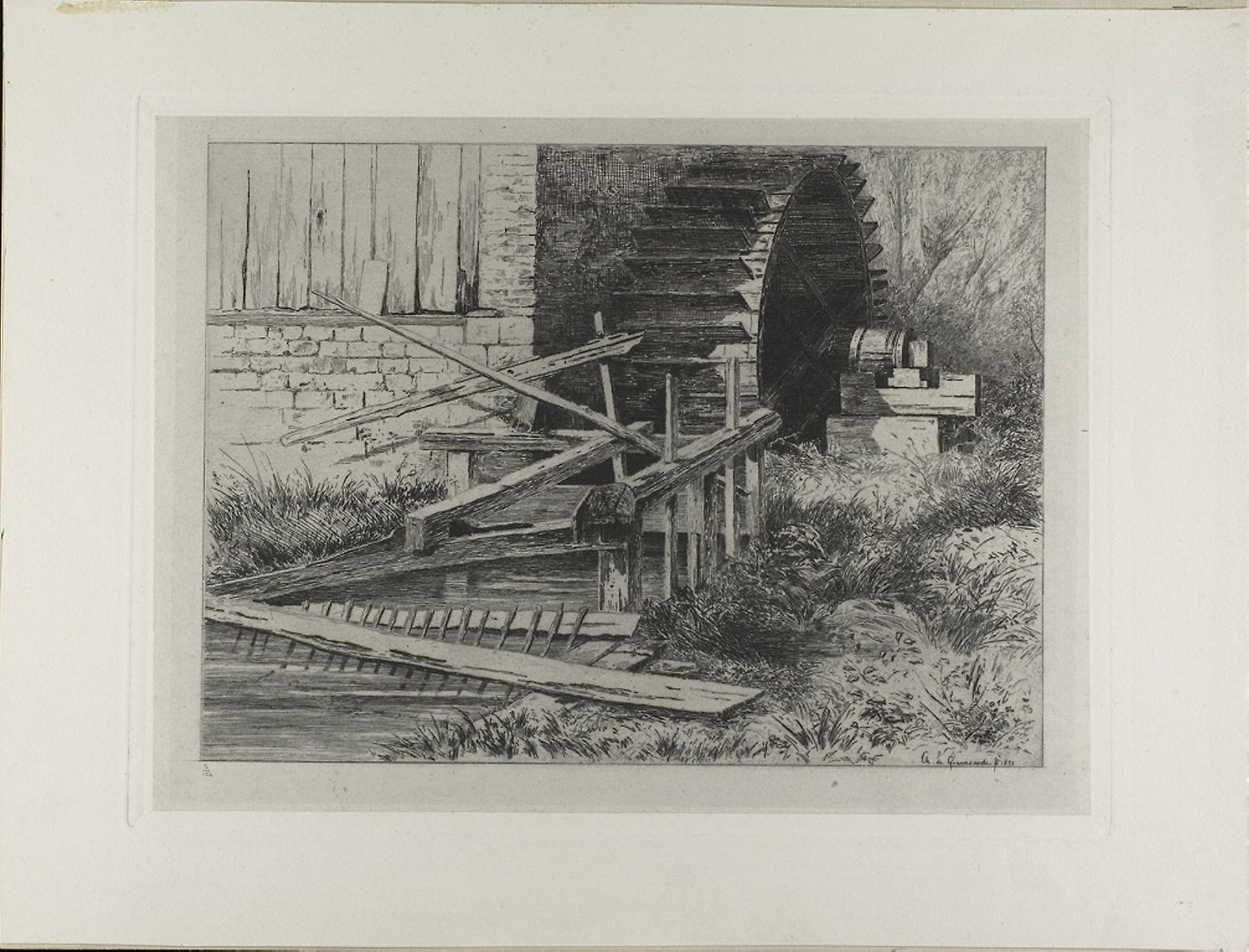 Mill in the Cressbeds at Veules - Carel Nicolaas Storm van's Gravesande, Poster Print Wall Art