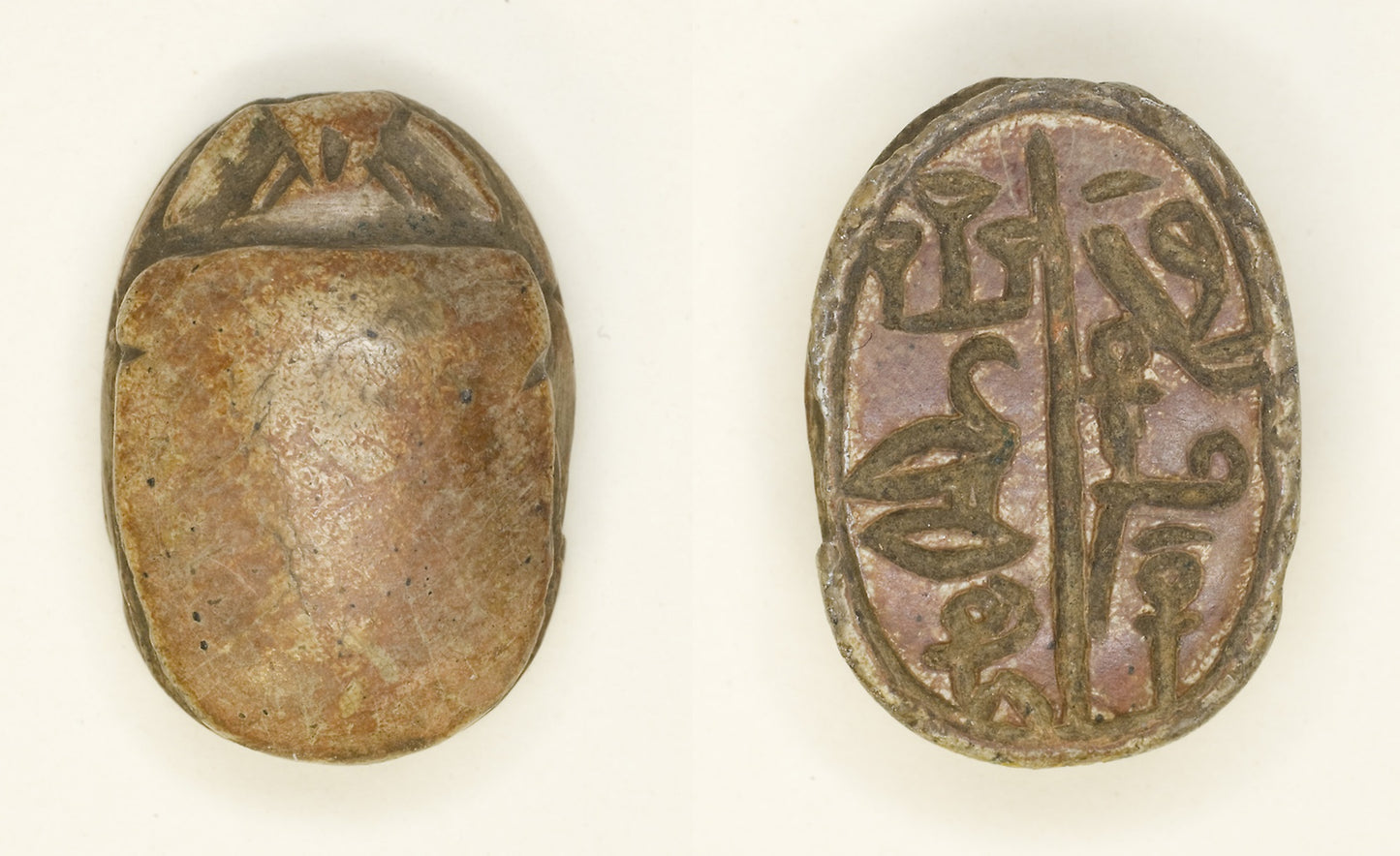 Scarab: Title (Seal-Bearer of the King of Lower Egypt, Overseer of Sealed Goods) and Personal Name (Har): Egyptian, Poster Print Wall Art