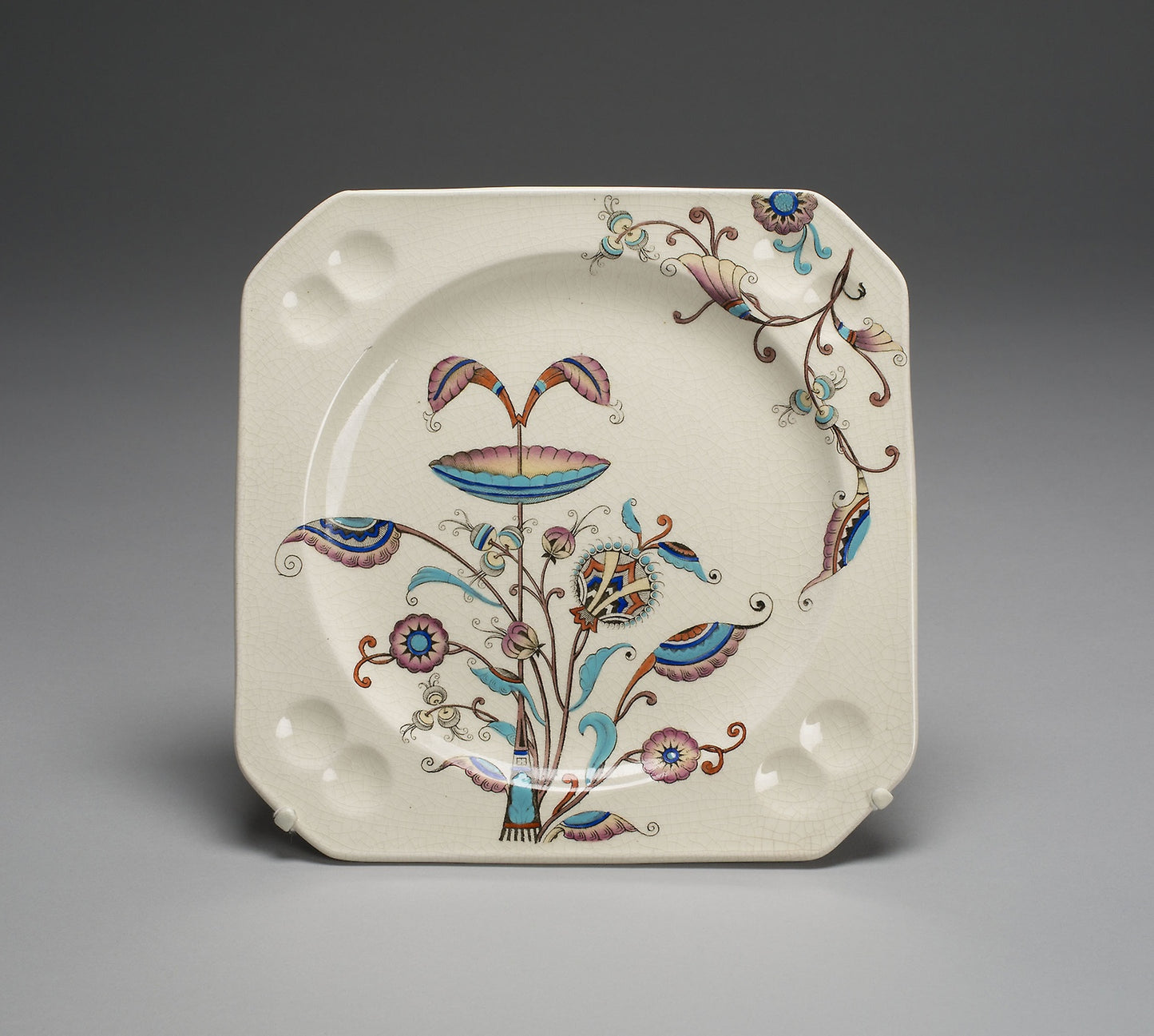 Plate - Designed - Christopher Dresser (English, born Scotland, 1834-1904), Poster Print Wall Art