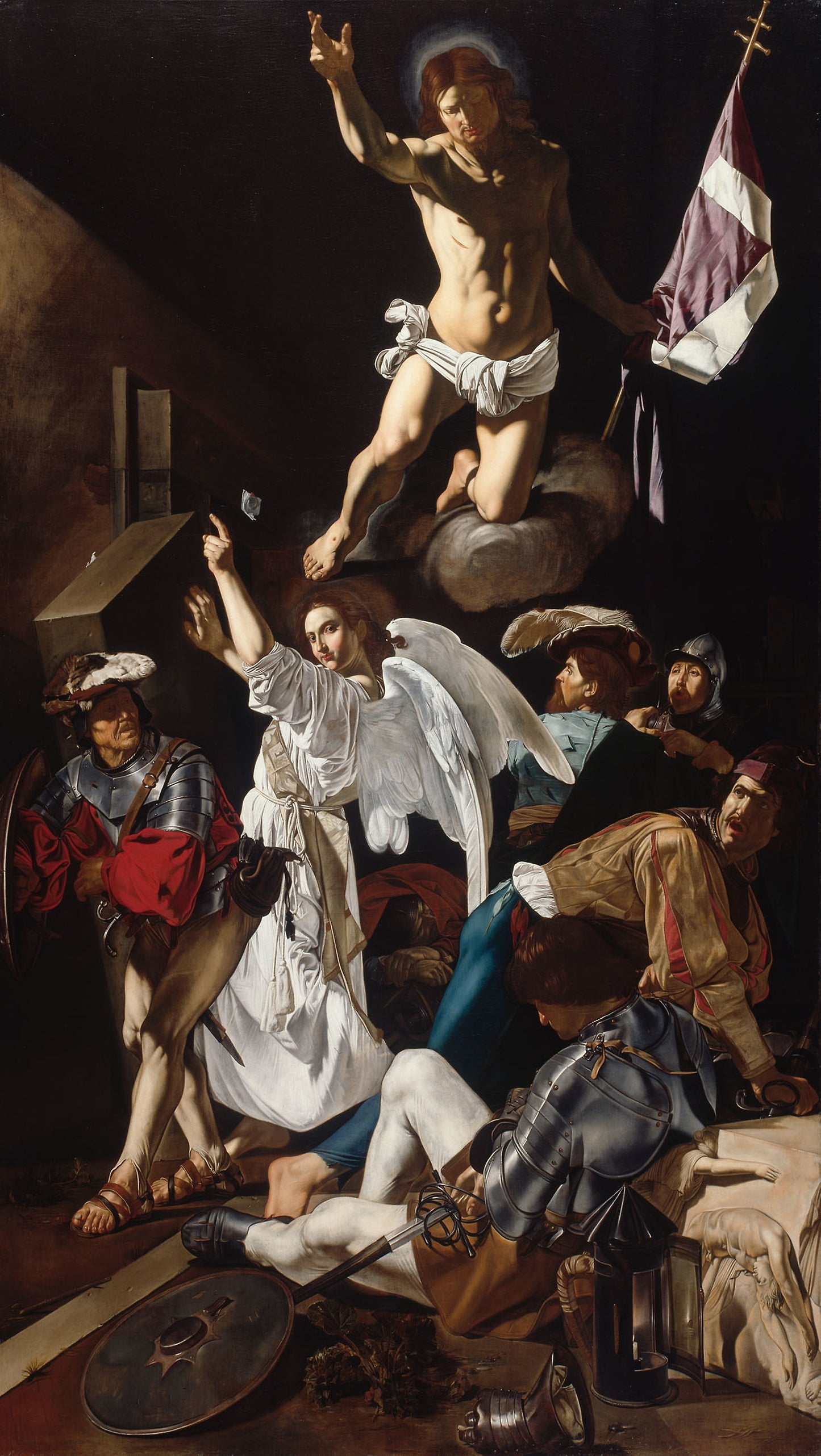 The Resurrection: Francesco Buoneri, called Cecco del Caravaggio , Poster Print Wall Art