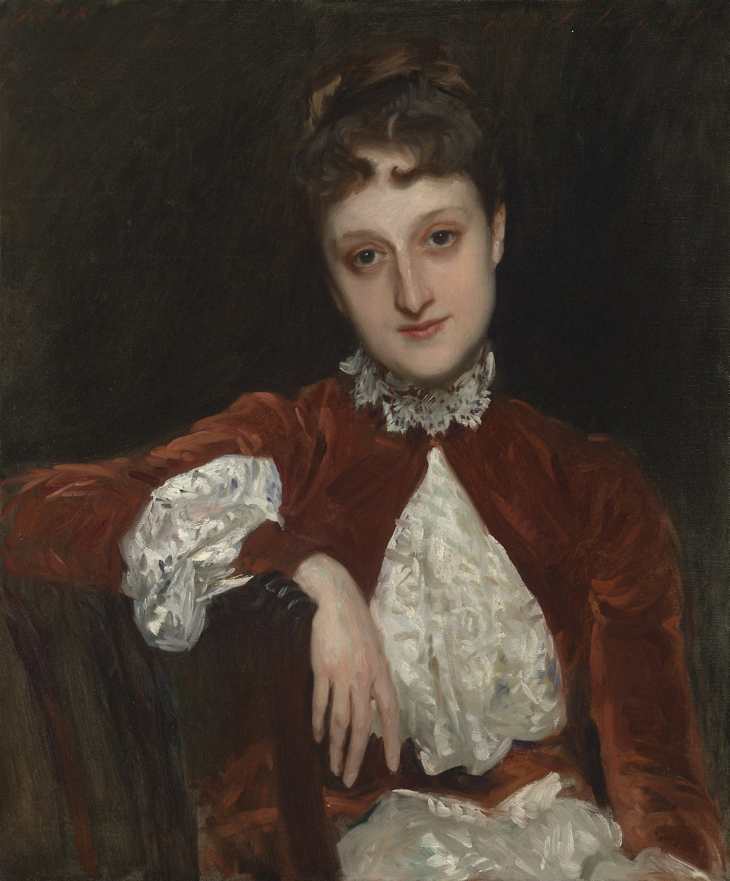 Mrs. Charles Deering (Marion Denison Whipple) - John Singer Sargent, Poster Print Wall Art