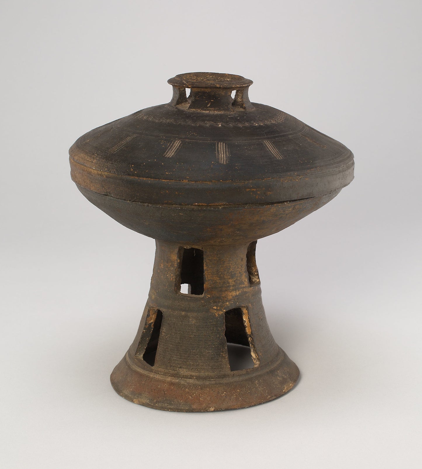 Covered Stem Bowl with Openwork Decoration - Korea, Poster Print Wall Art