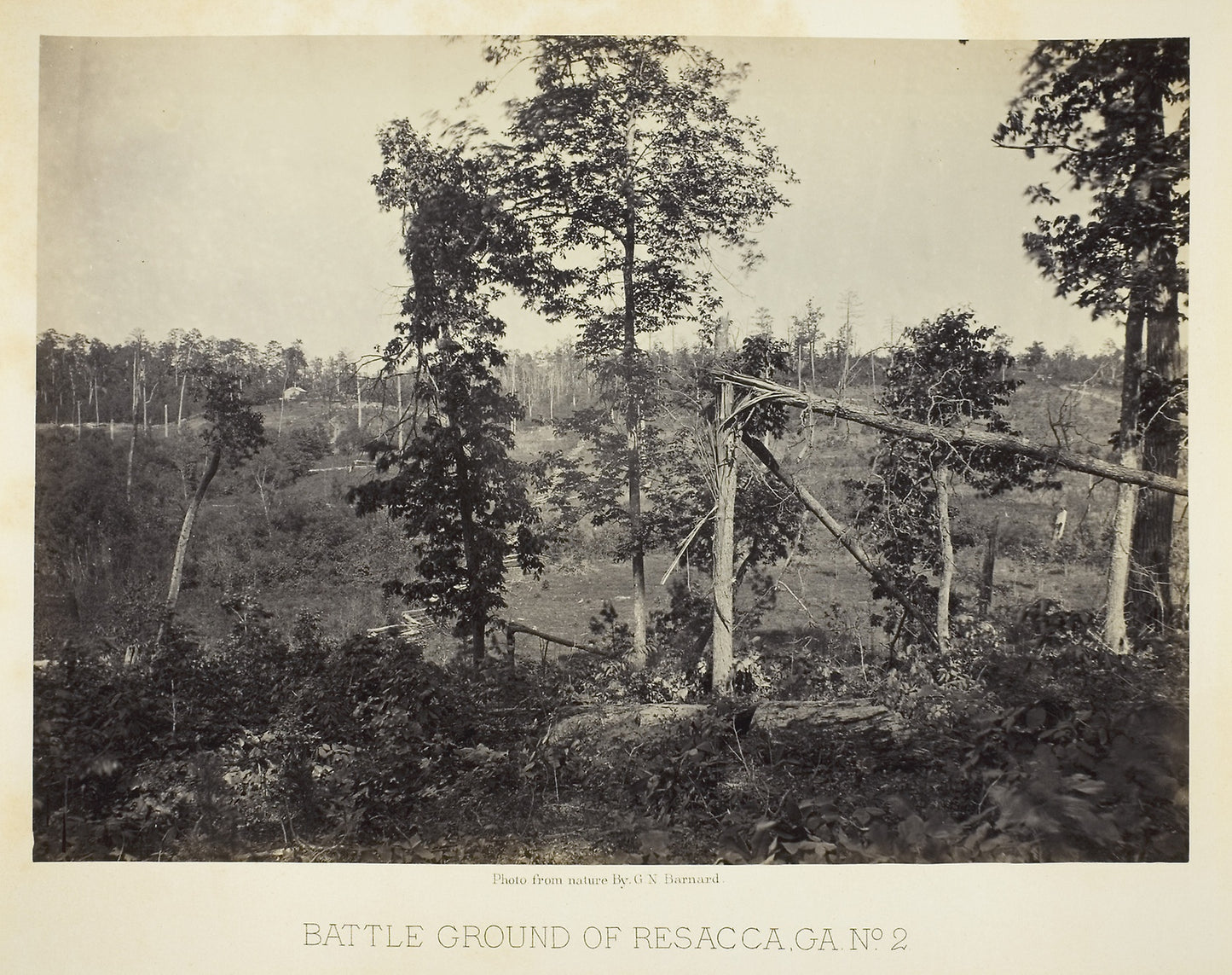 Battle Ground of Resacca, GA, No. 2 - George N. Barnard, Poster Print Wall Art