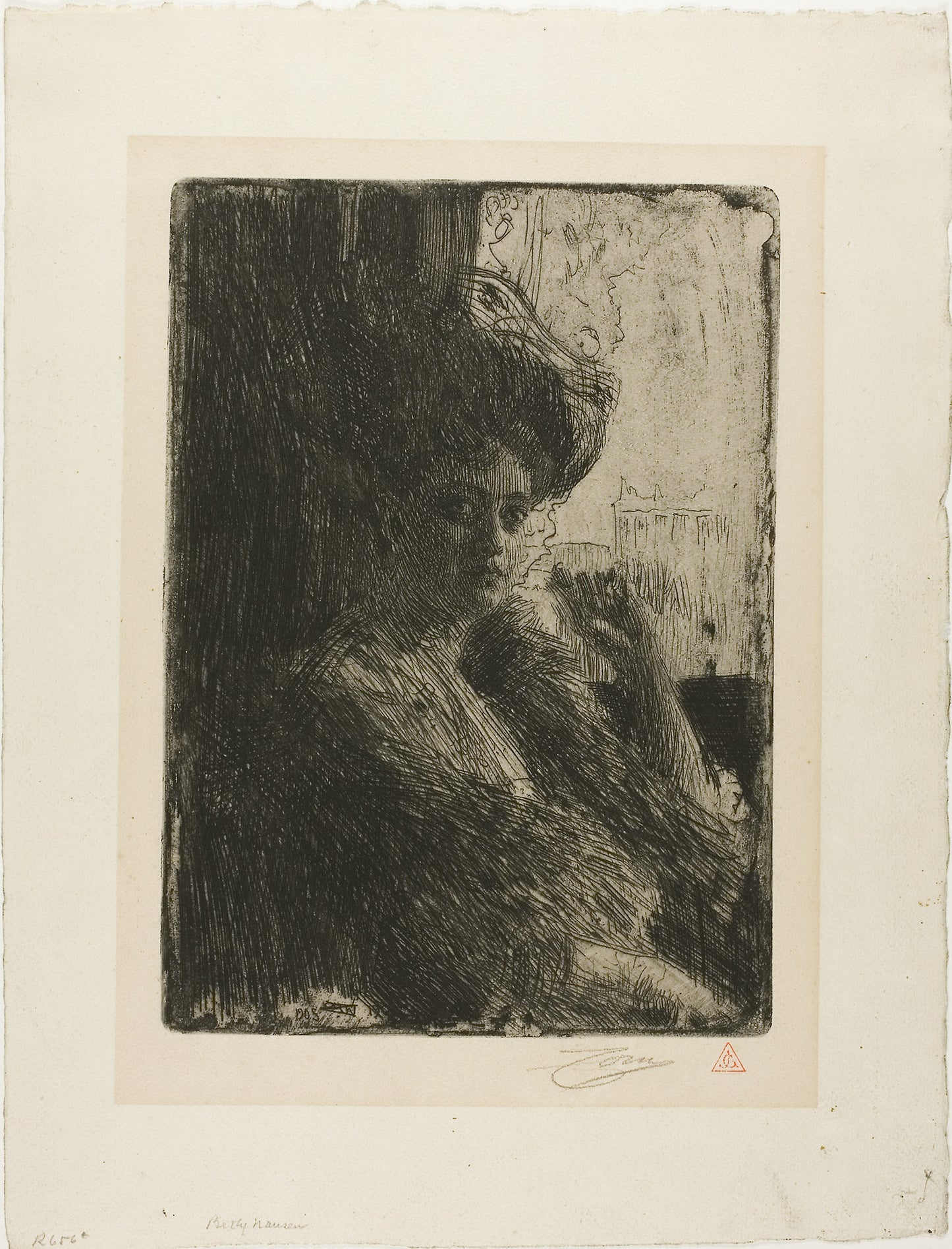 Betty Nansen - Anders Zorn, Poster Print Wall Art