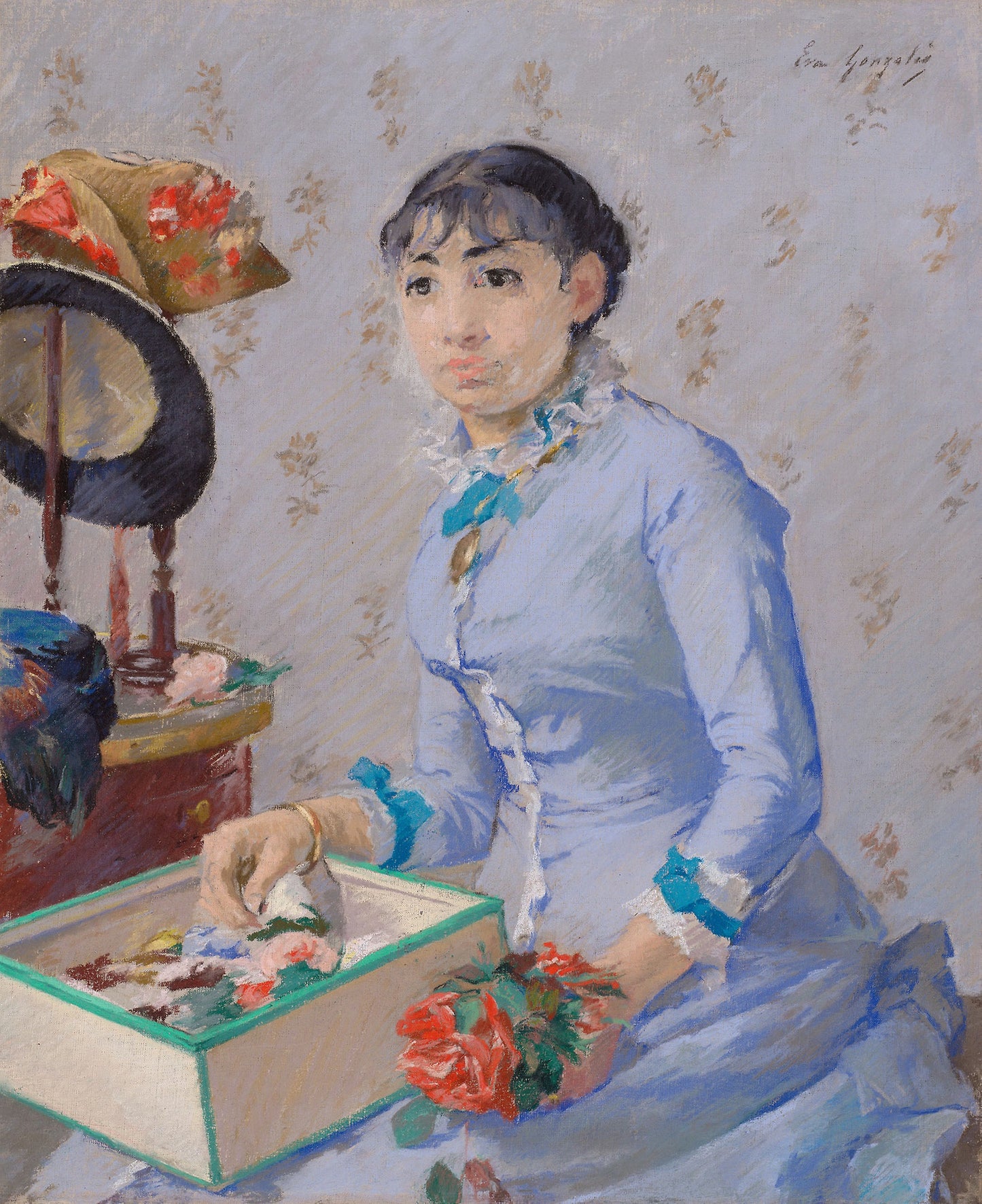 The Milliner - Eva Gonzalès, Poster Print Wall Art