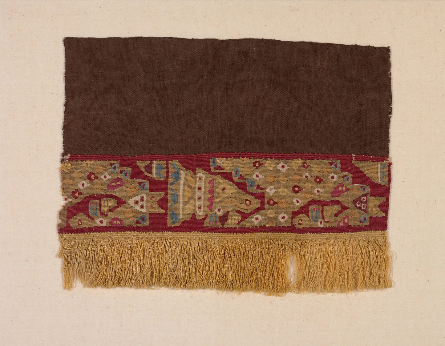 Fragment - Possibly provincial Wari, Poster Print Wall Art